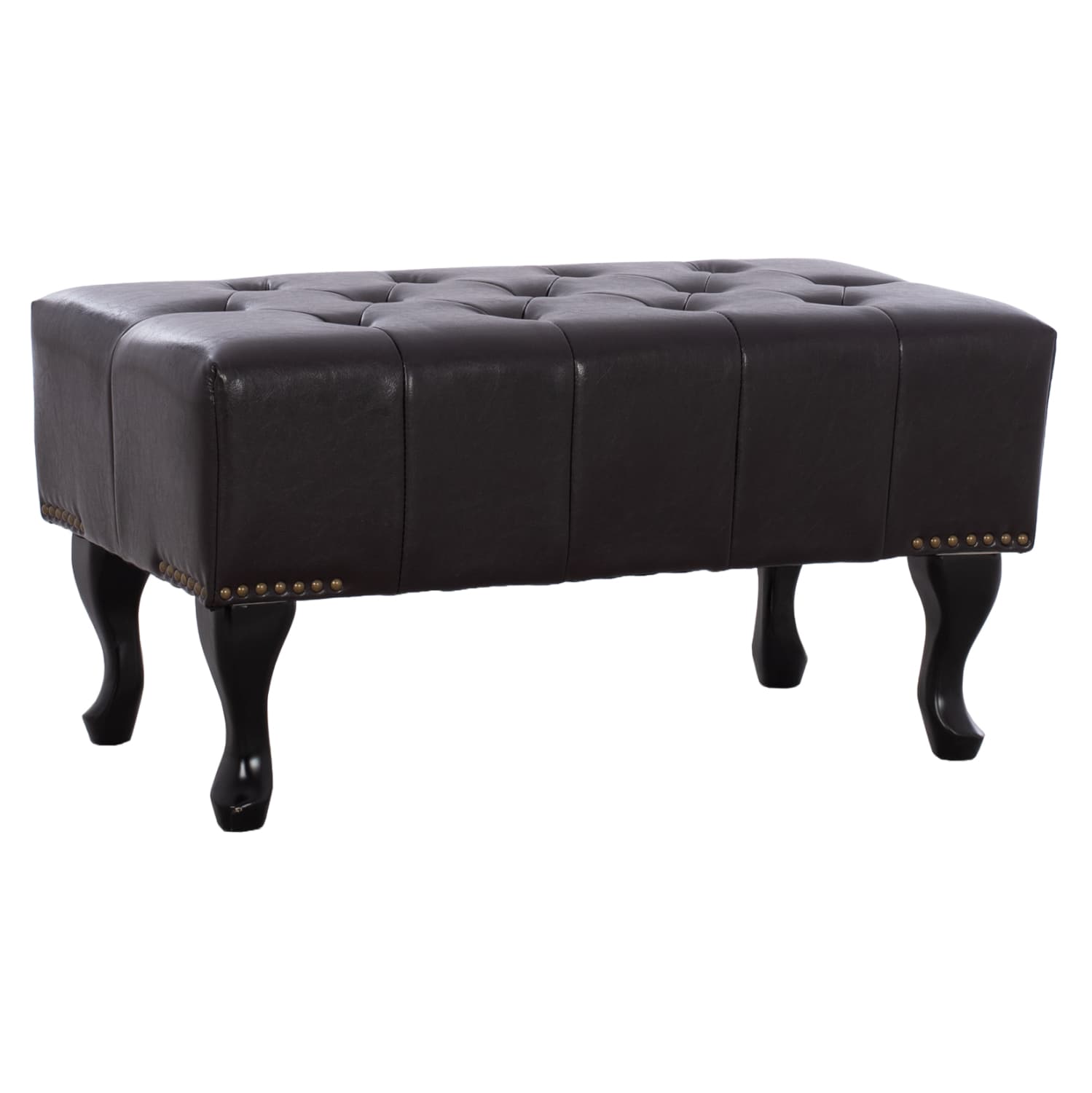 Табуре за Пијано T.Chesterfield EMMA PU темно кафеава 80x44x39Hcm