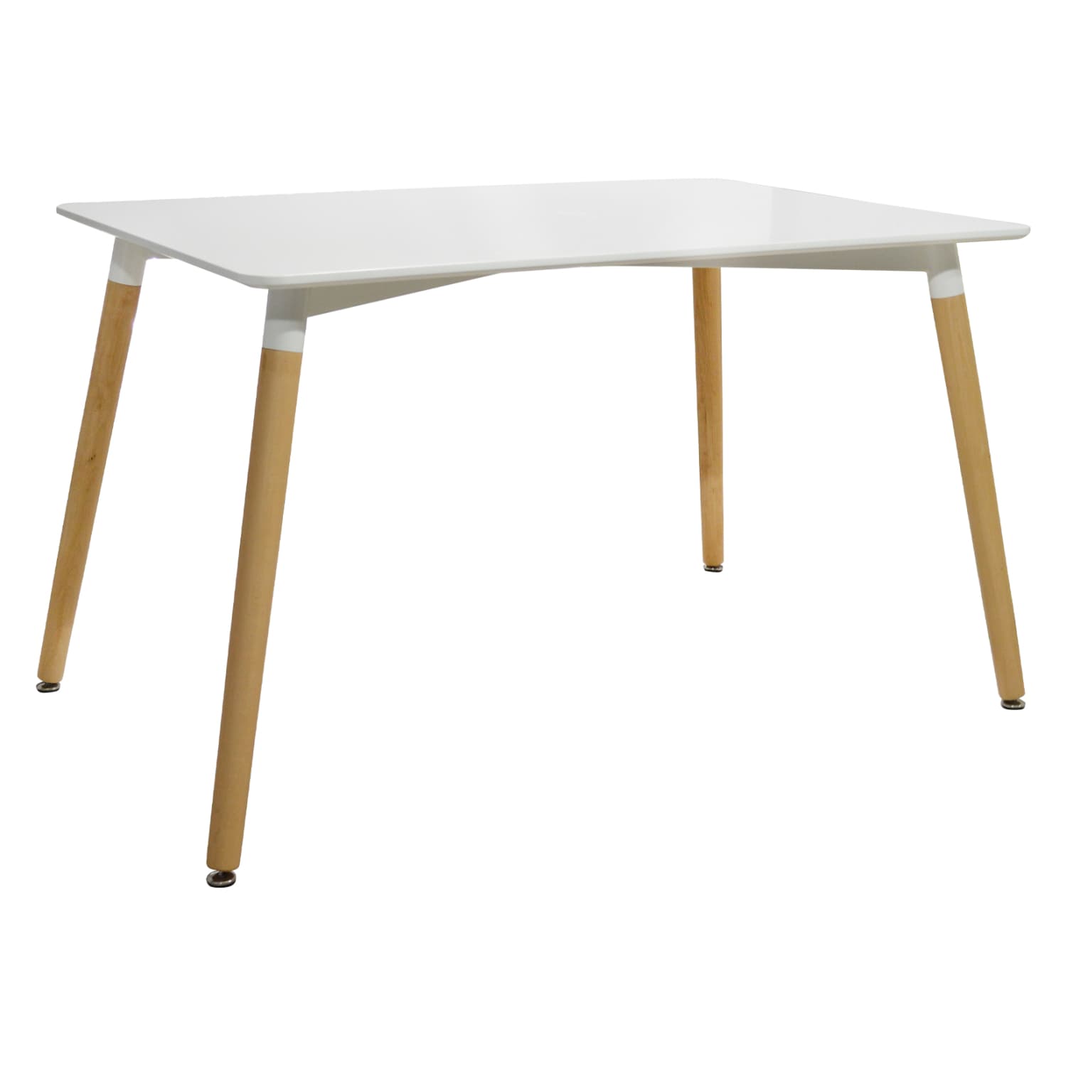Кујнска маса MINIMAL, Бела MDF, нозе БУКА