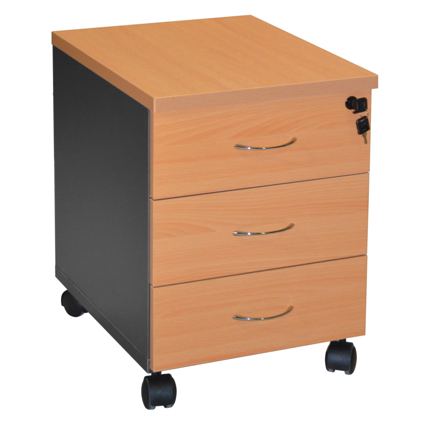 Professional office drawer oak with 3 drawers 38X48X53cm