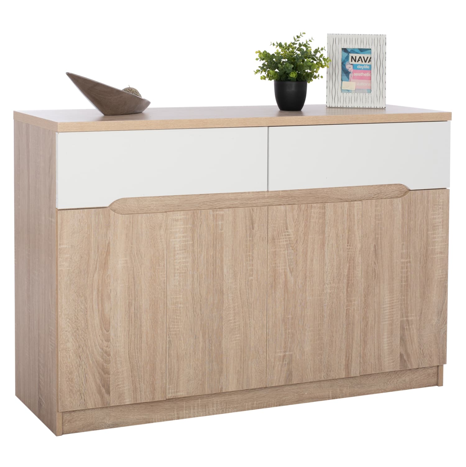 Buffet 2 Drawers & 4 Doors Sonama 120x40x80cm