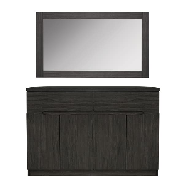 Buffet with mirror Zebrano 120x40x80