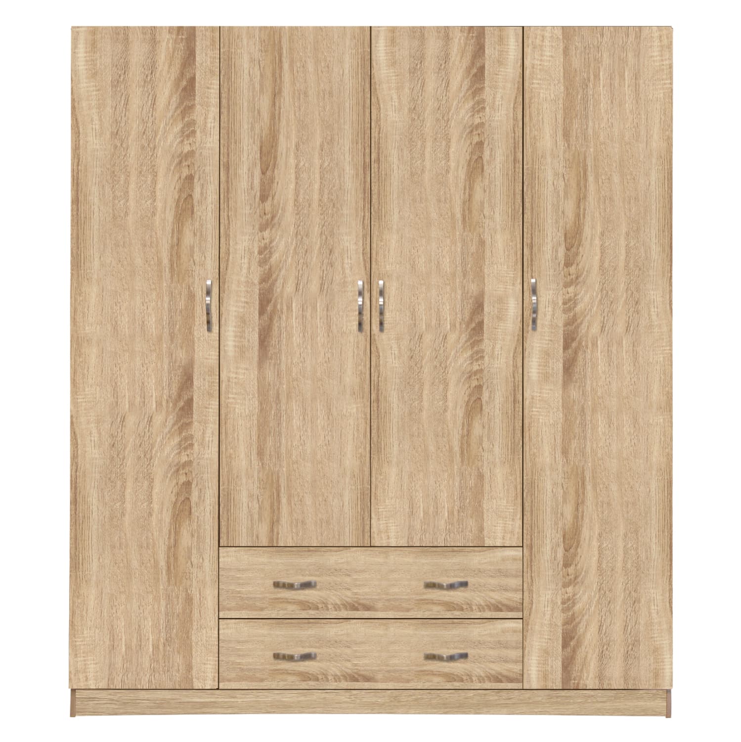 Гардеробер 4 врати со 2 фиоки 200Χ56Χ180Hcm. Sonama