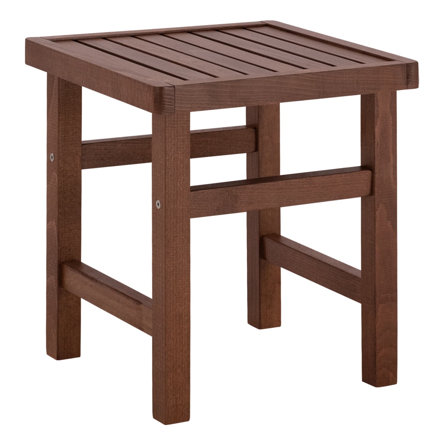 Stool-Table Walnut Soaking Koli 40x40 40Χ40X45cm