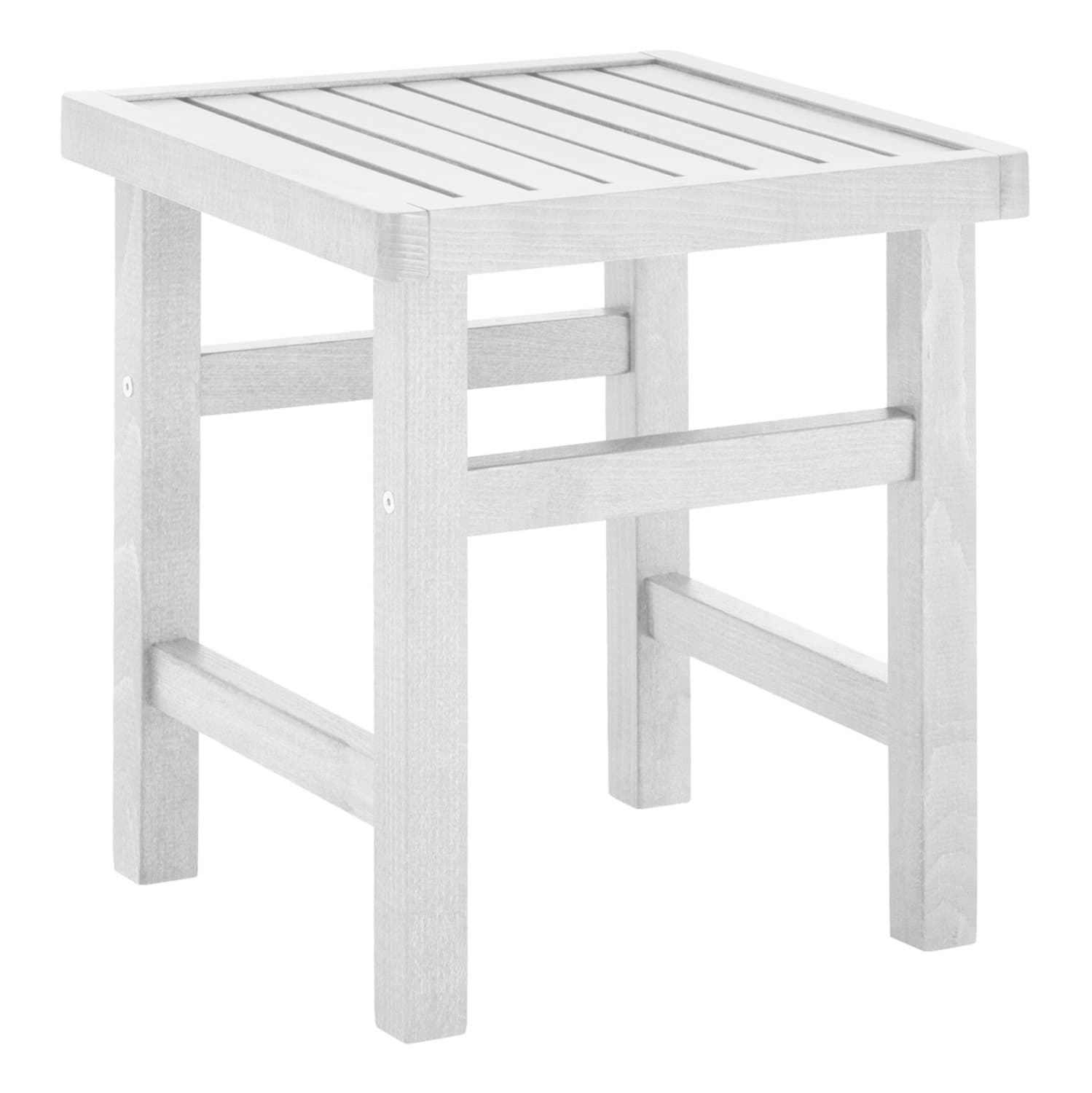 Stool-Table auxiliary White Soaking Koli 40X40X45cm