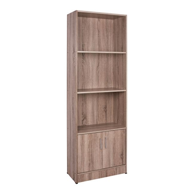 Полица за книги од меламин сонама боја 60x30x174