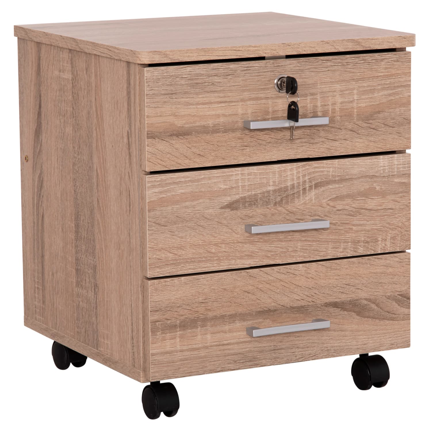 OFFICE DRAWER HAYDEN MELAMINE IN SONAMA COLOR 39.5x40x46.5Hcm.