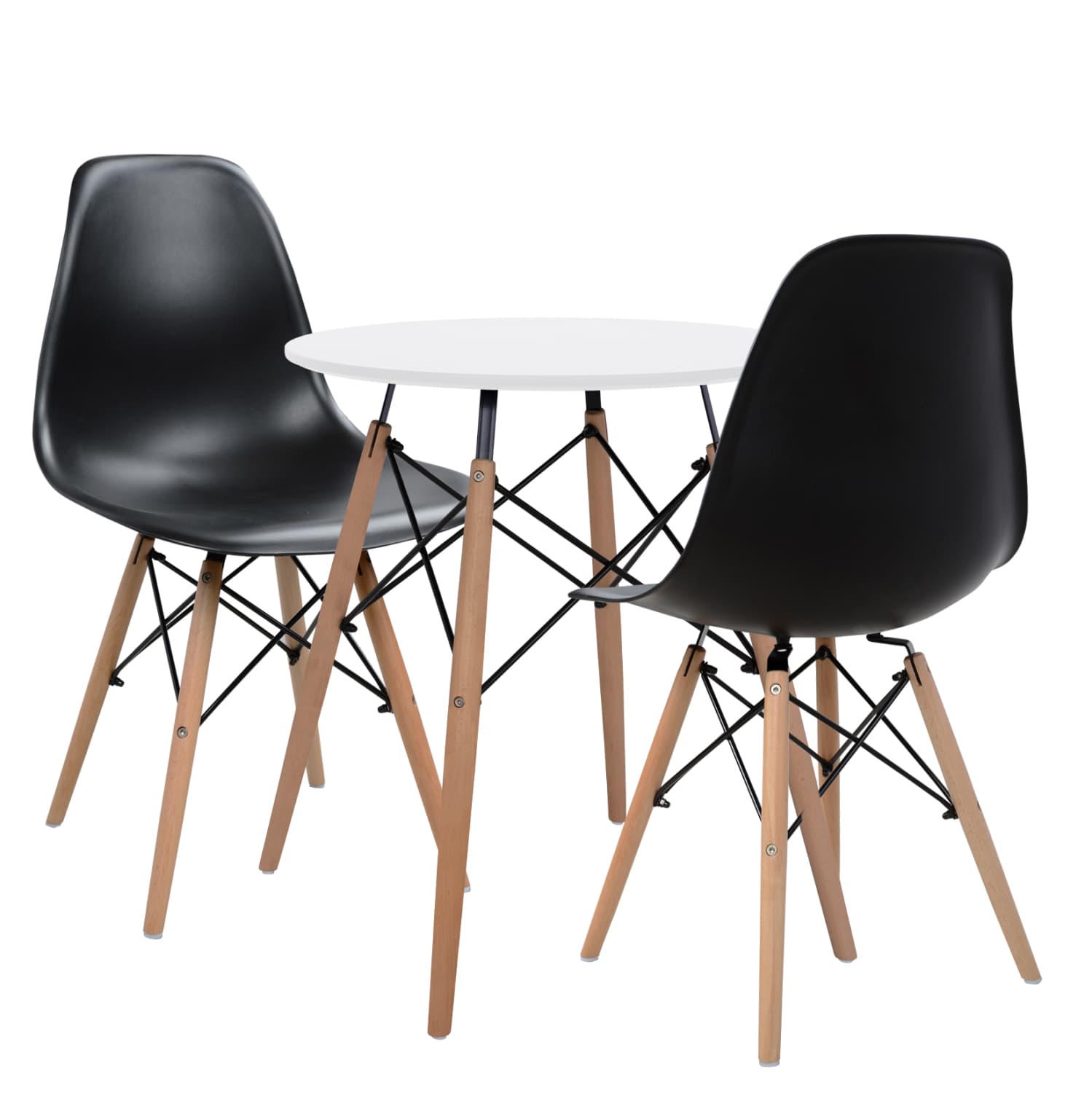 Set 3pieces Table D60 & Chairs Twist