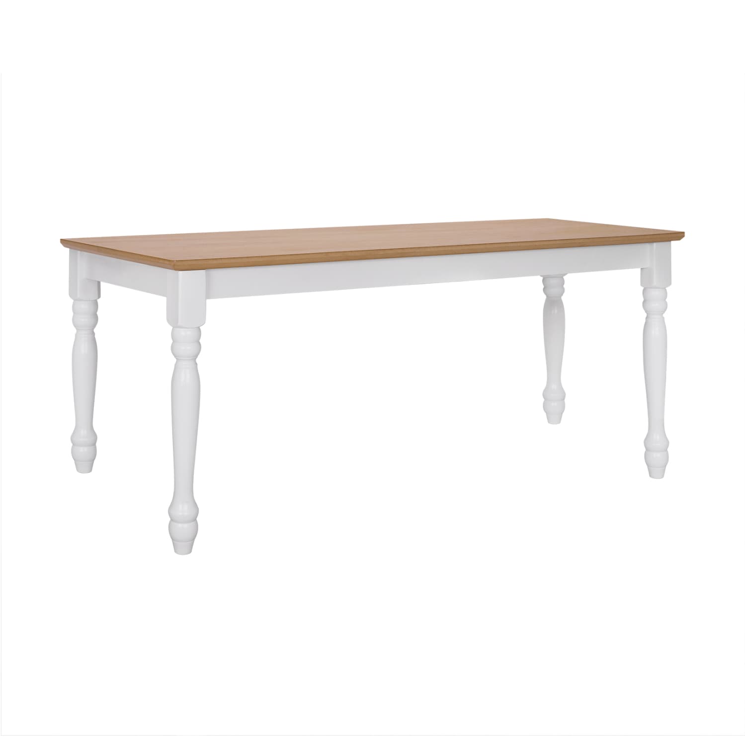 Клупа за трпезариска маса природно седиште бела рамка 120x40x46 cm