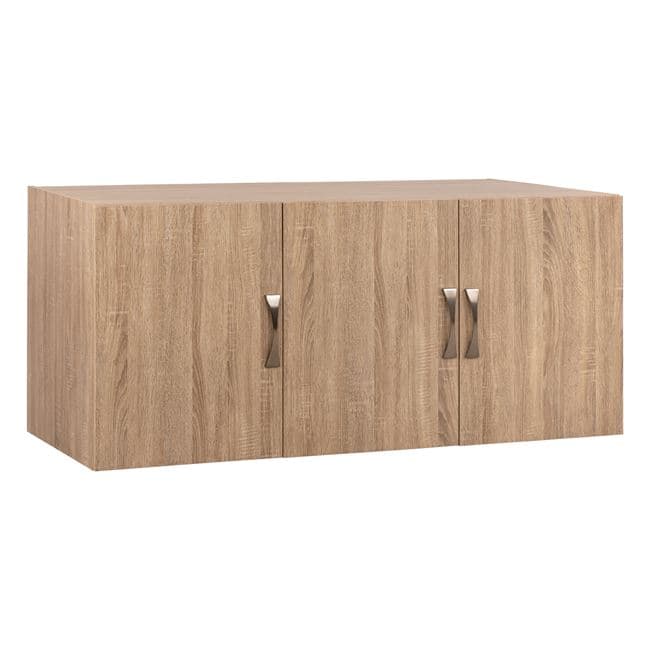 Loft гардеробер 3 врати Carly во боја Sonama 150x55x60