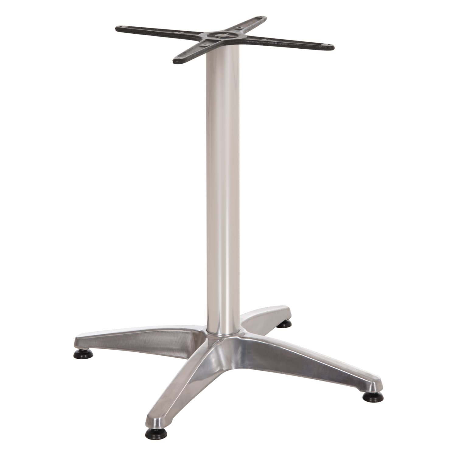 Aluminum Base 4legs 66x66x69cm with cross 45x45cm Chromed