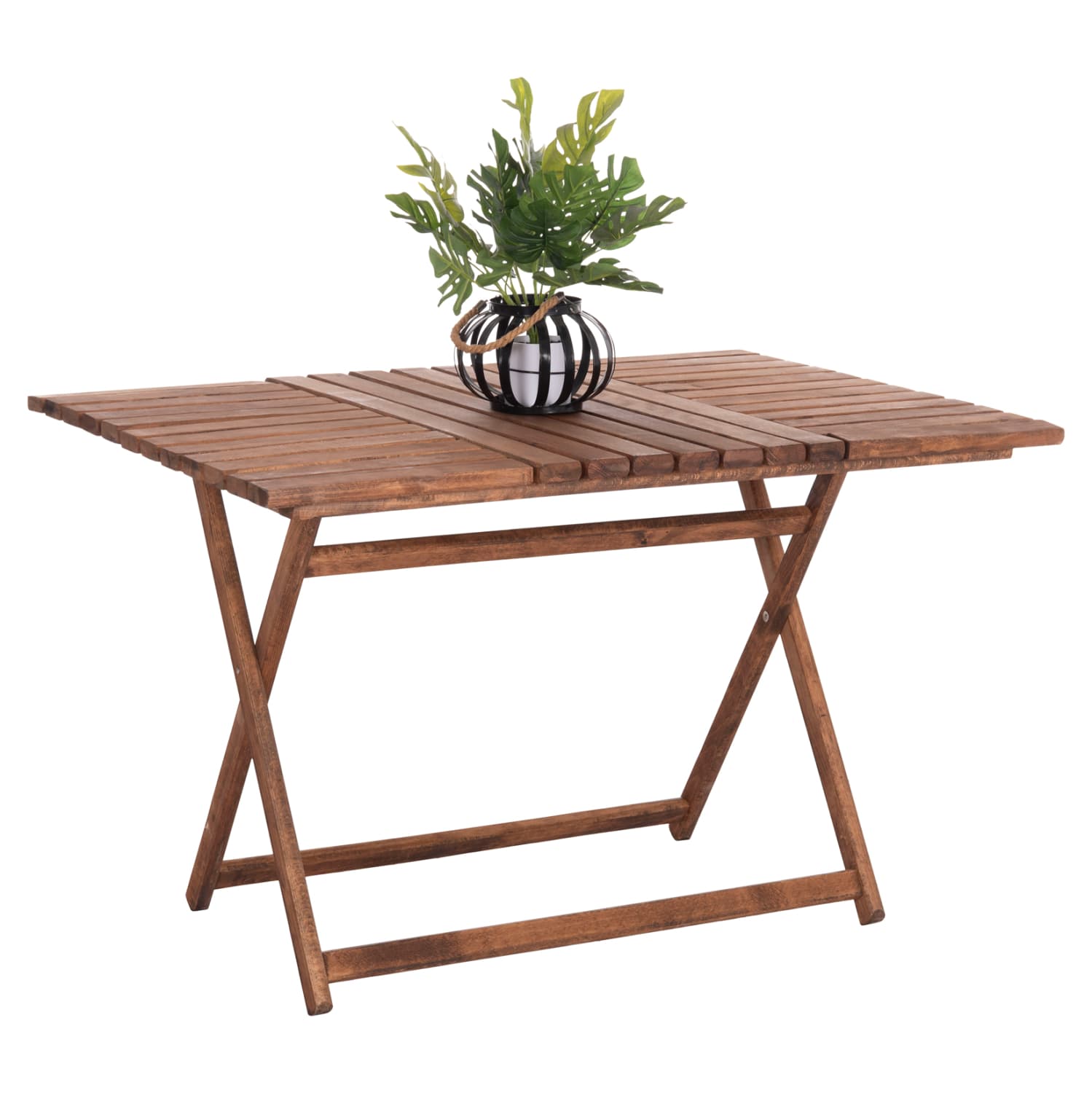 Director's Table Limnos Solid Wood Impregnation Walnut 120x80x75cm