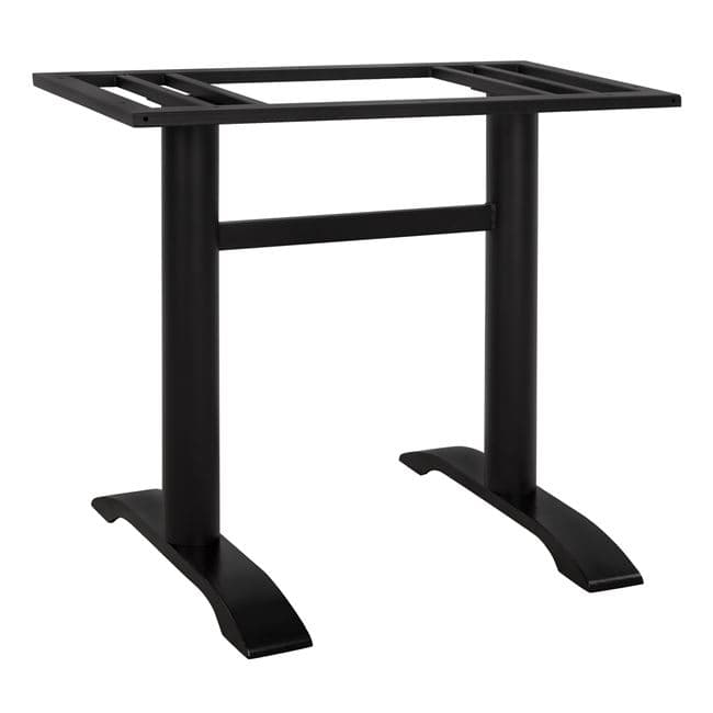 Metal base black matte 57x54x72.5 with desktop support