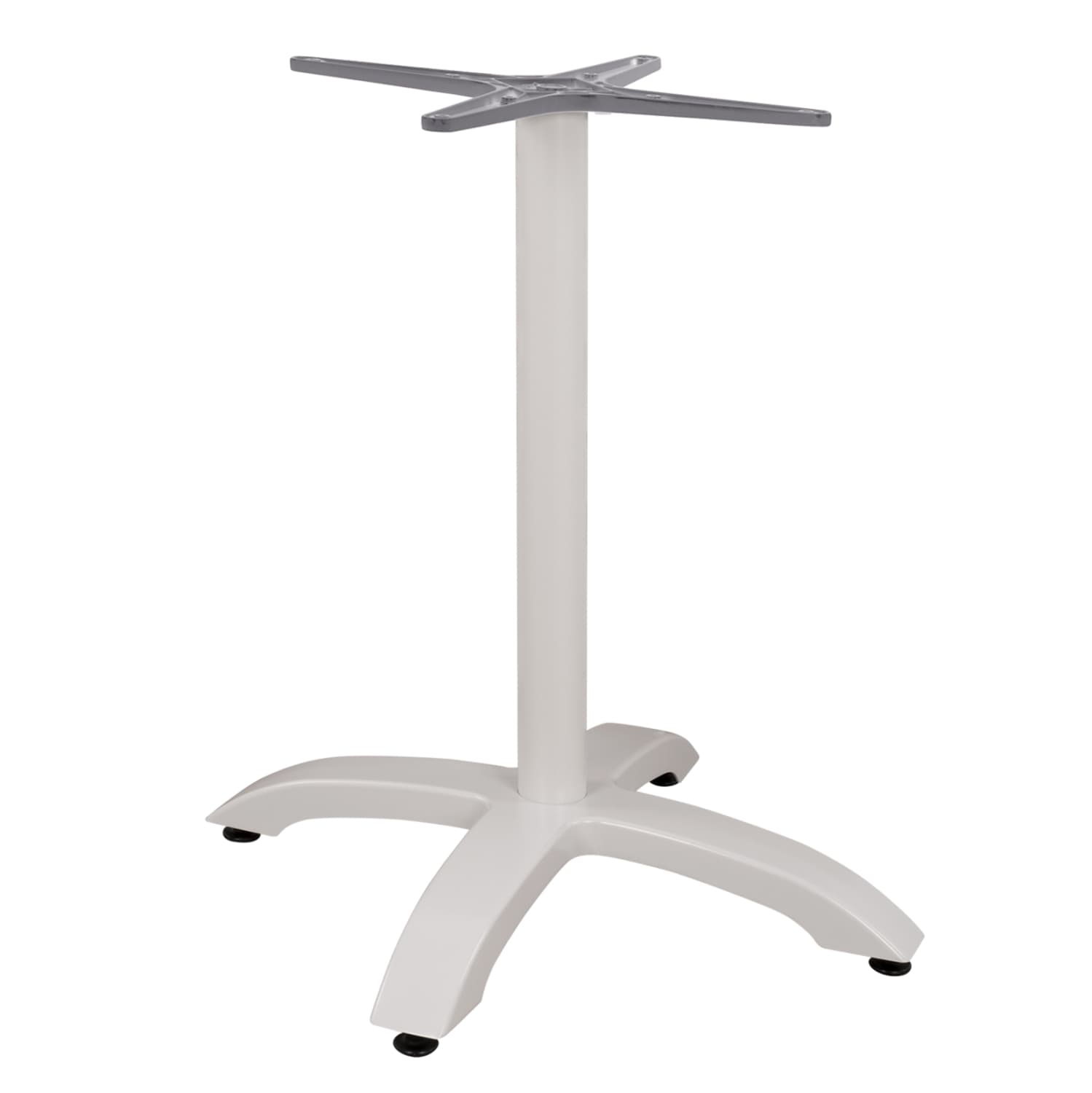 Aluminum Base White matte 66x66x72 with cross 48x48