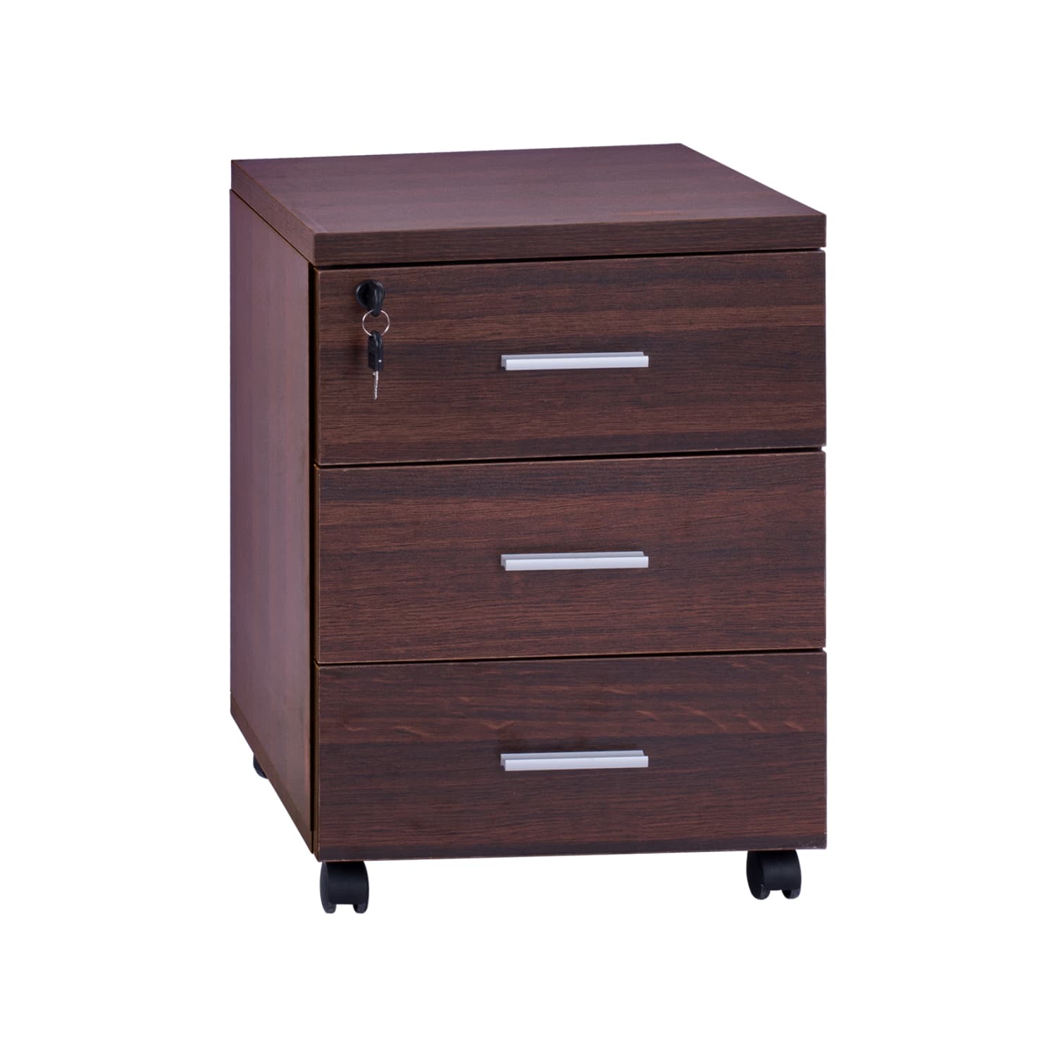 Office professional drawer in wenge color 40x40x55 cm.