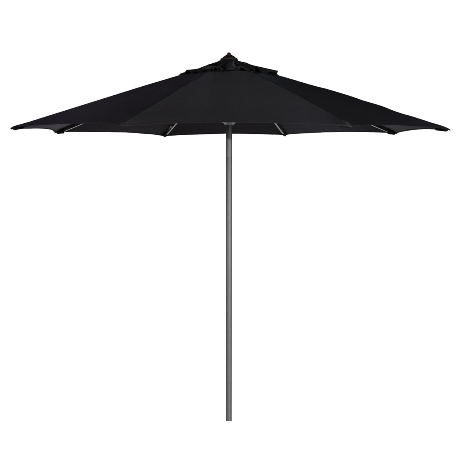 Professional Umbrella Alu Diameter 2.20m Aluminum Black Acrylic fabric