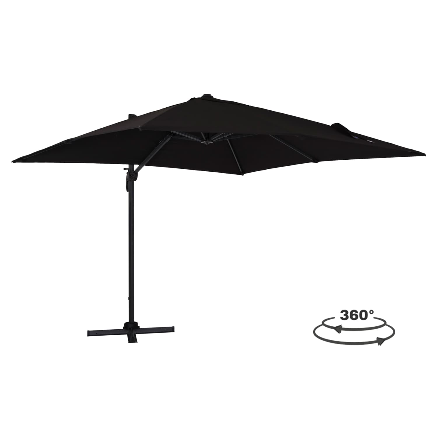 Hanging Umbrella SHADER 3x3 360 degree Acrylic Fabric