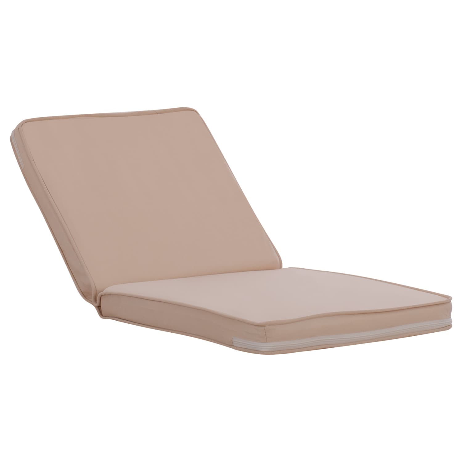 Pillow for chair Polyester Chios Beige 100(45x55)x45x5cm