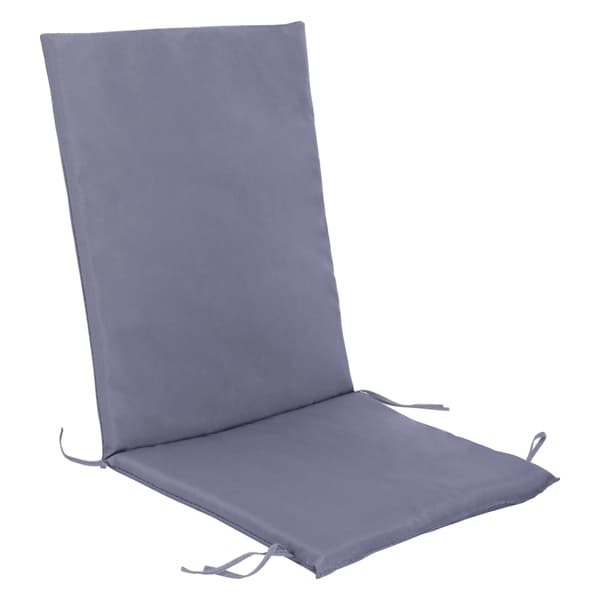 WATER-REPELLANT CUSHION with back in grey color for Leon chair