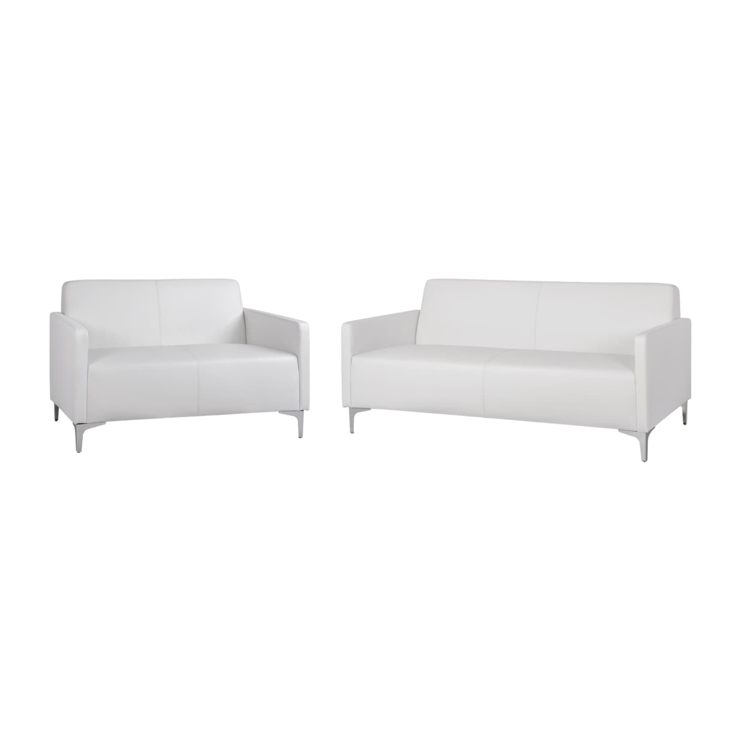 Set 2 pieces Sofa 3 & 2 seater Nellie White color