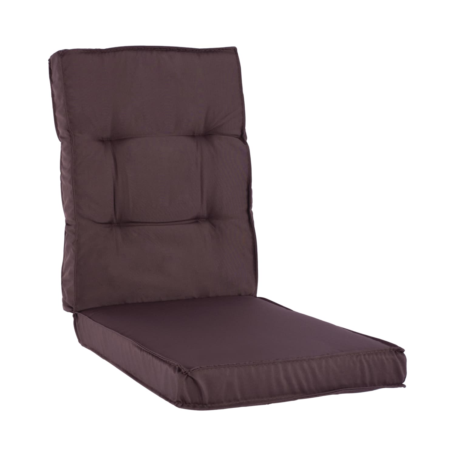 Fabric Pillow with brown back 100x46x7