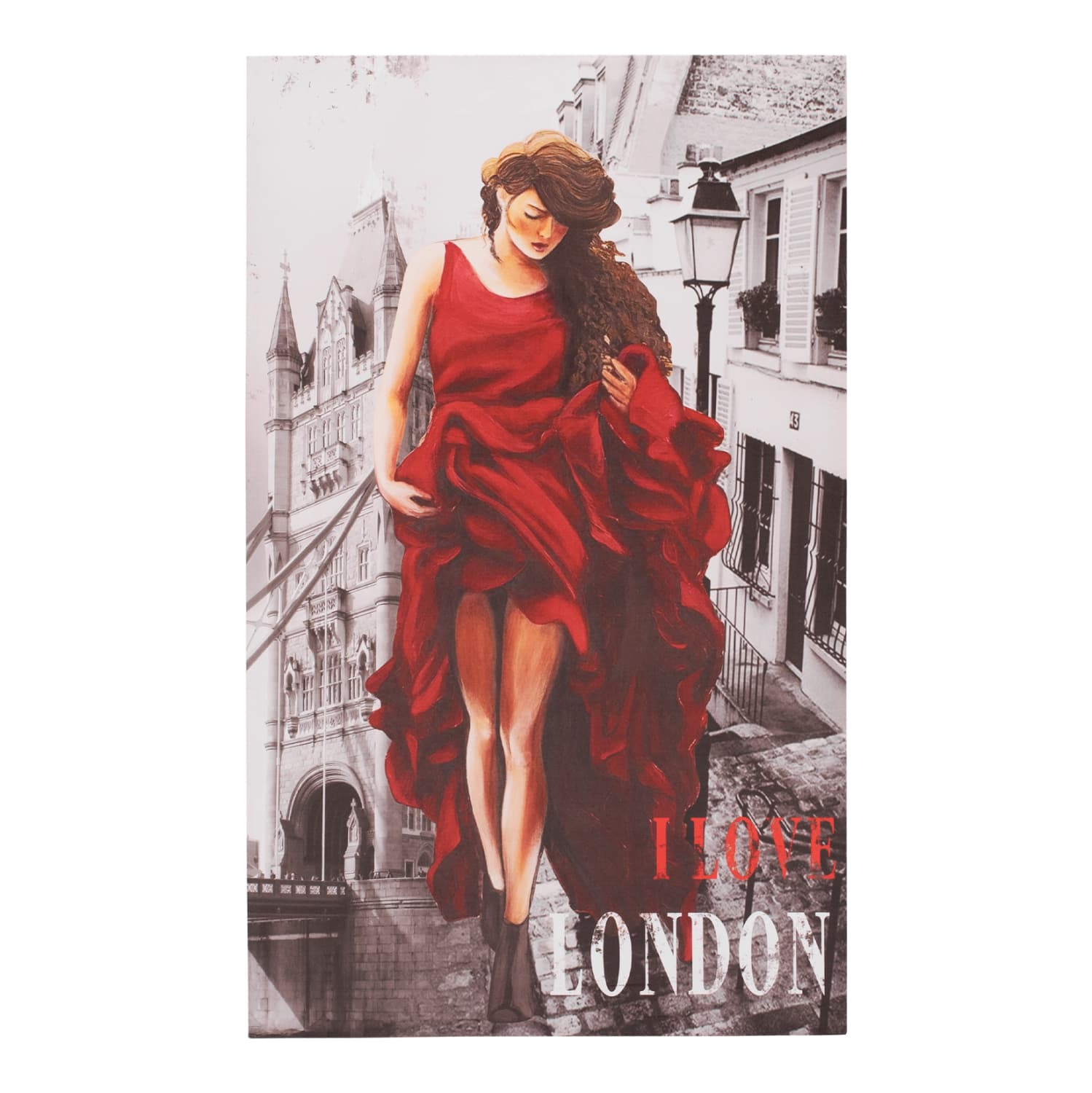 Canvas London Woman 120X70X2.5 cm.