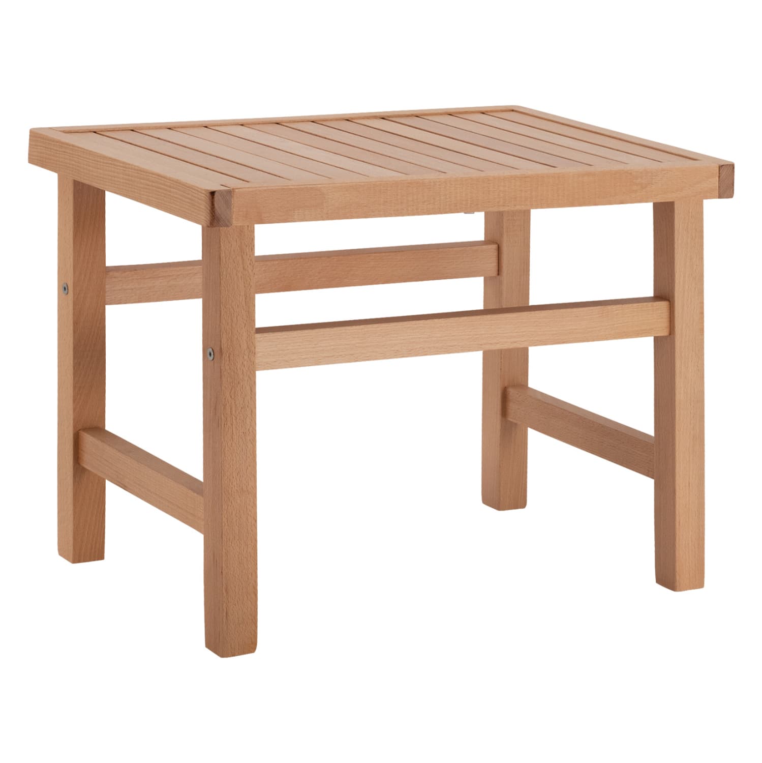 STOOL-COFFEE TABLE KOLI NATURAL COLOR IMPREGNATED 60x40x45Hcm