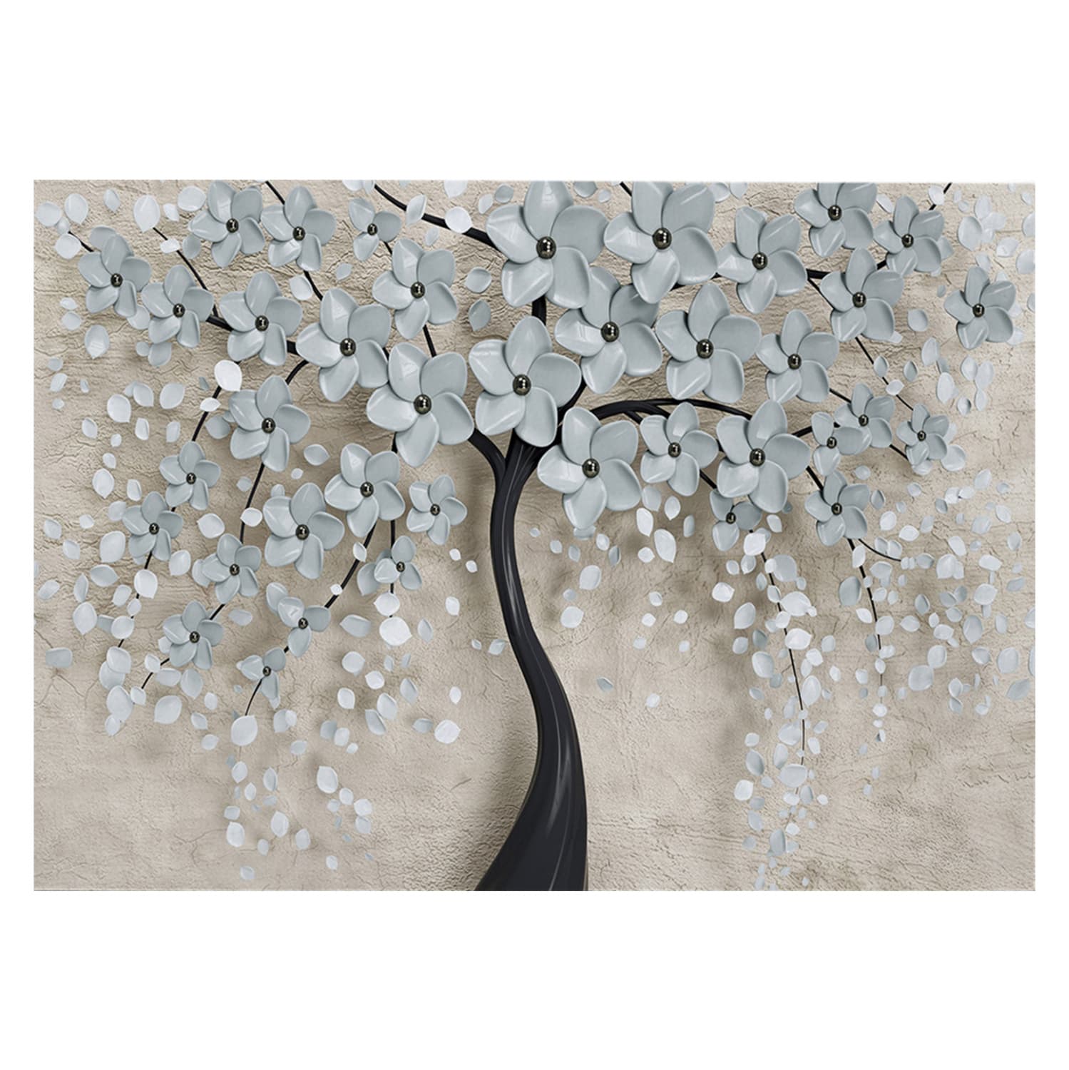 ПЛАТНО СЛИКА ДРВО ВО ЦВЕТ 100X3X70 cm.
