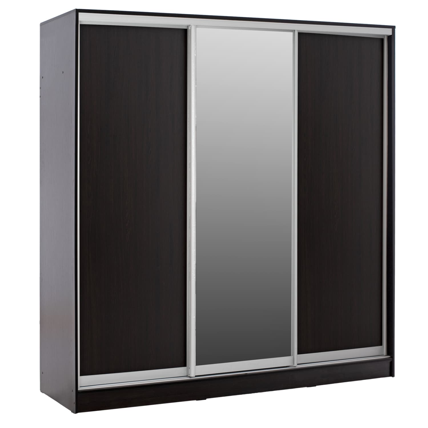 ГАРДЕРОБЕР СО ЛИЗГАЧКИ ВРАТИ СО ОГЛЕДАЛО ВЕНГЕ 200X60X210cm.