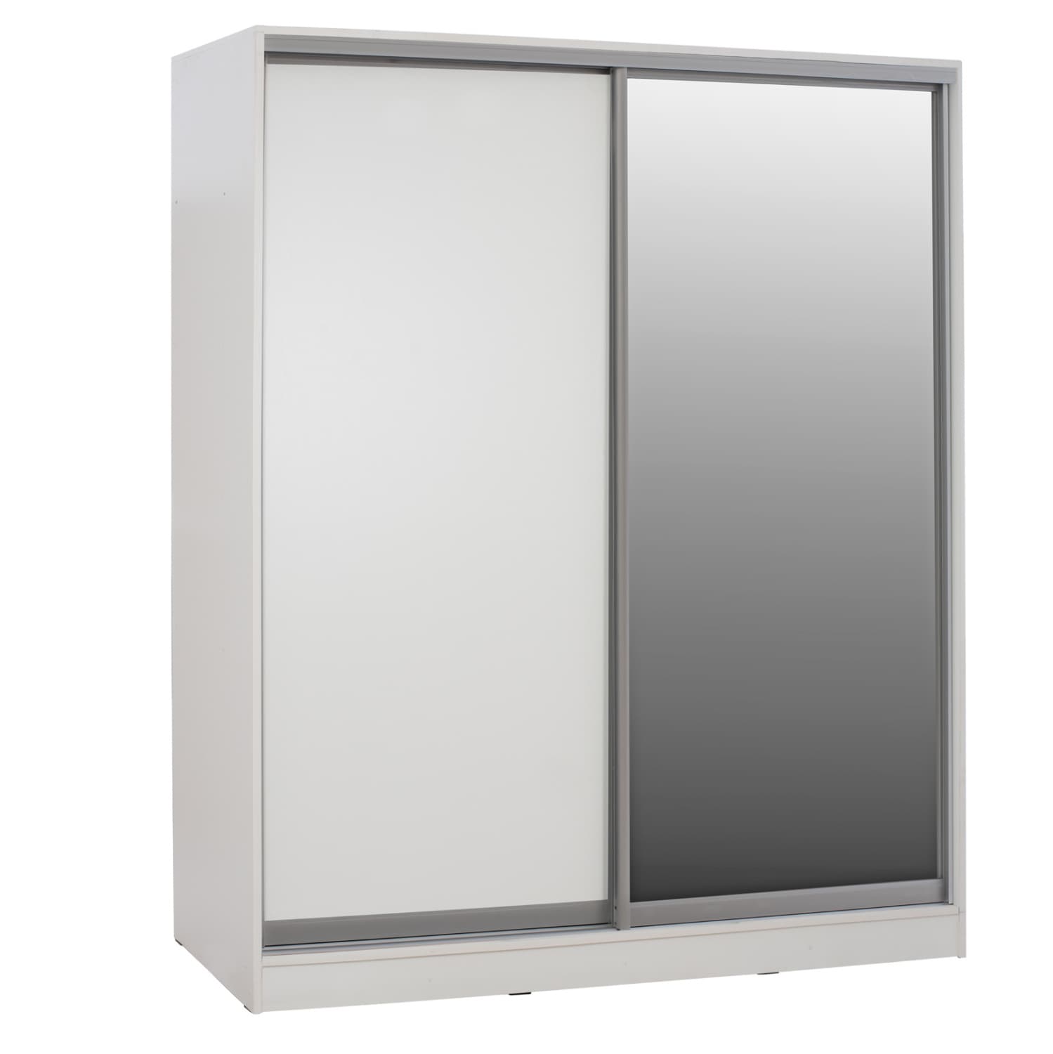 ГАРДЕРОБЕР ADLER МЕЛАМИН БЕЛА СО ОГЛЕДАЛО 180X60X210Υcm