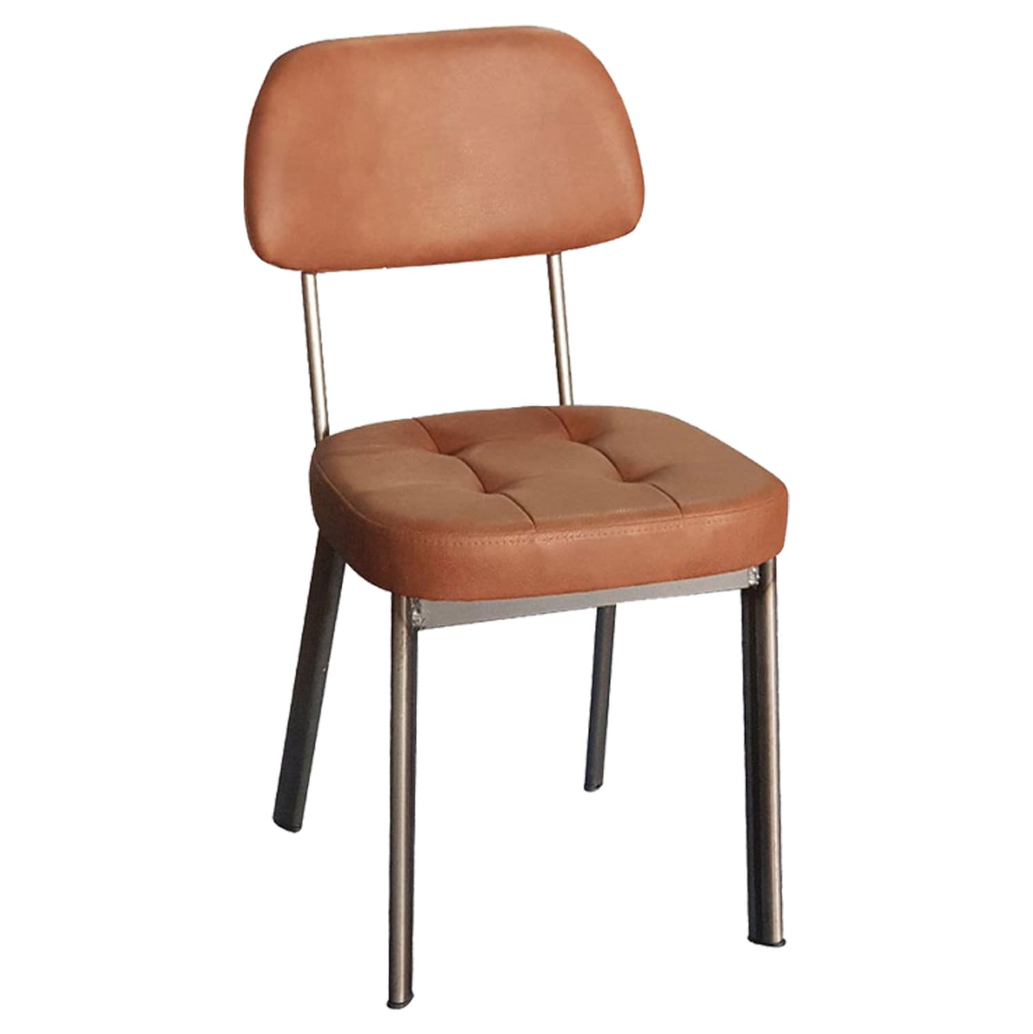 МЕТАЛНА СТОЛИЦА СО СЕДИШТЕ ОД PU 45x53x79 cm