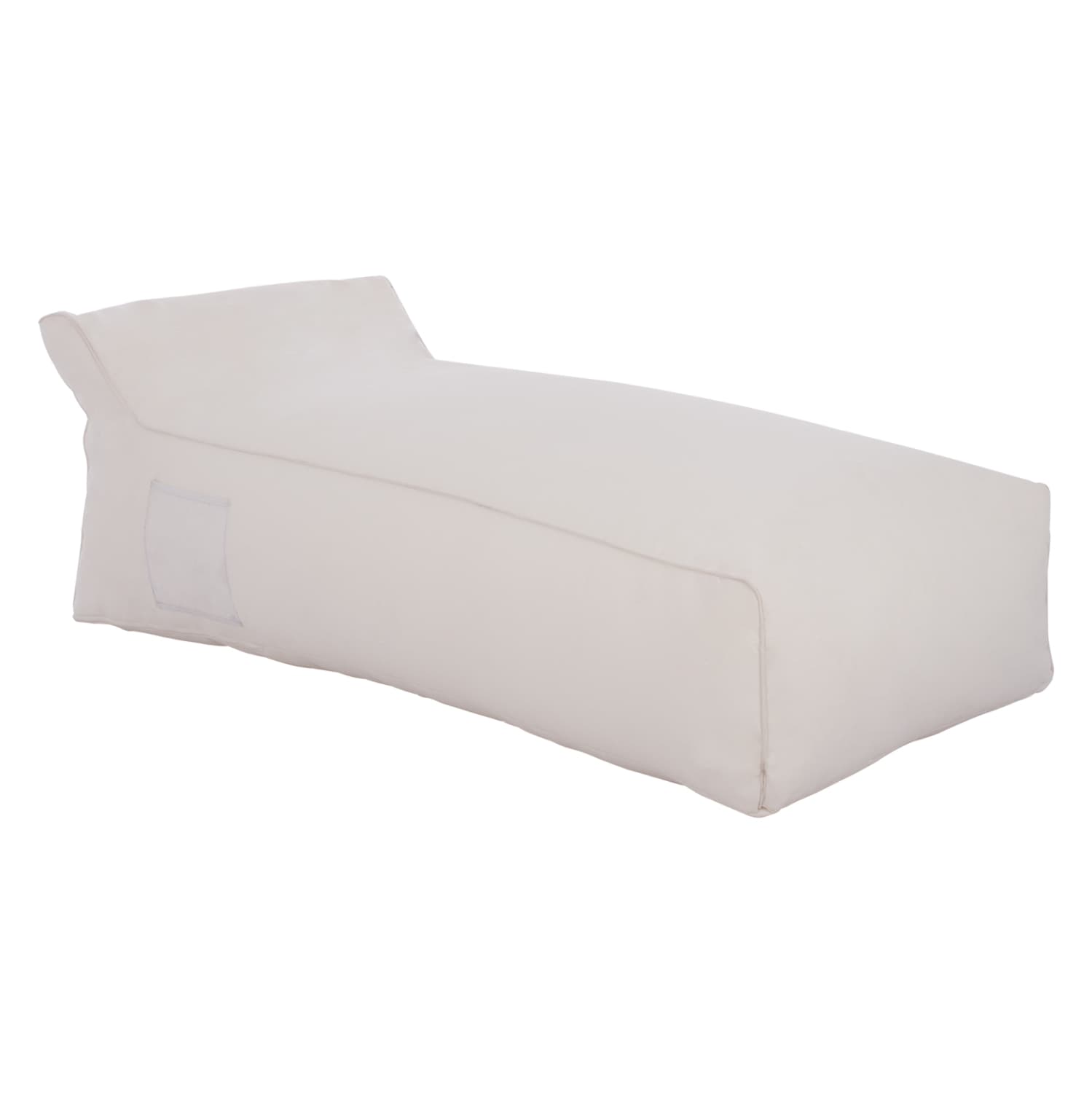 ТАБУРЕ WADELIN БЕЛО ТЕКСТИЛЕН 190x80x40-60Hcm.