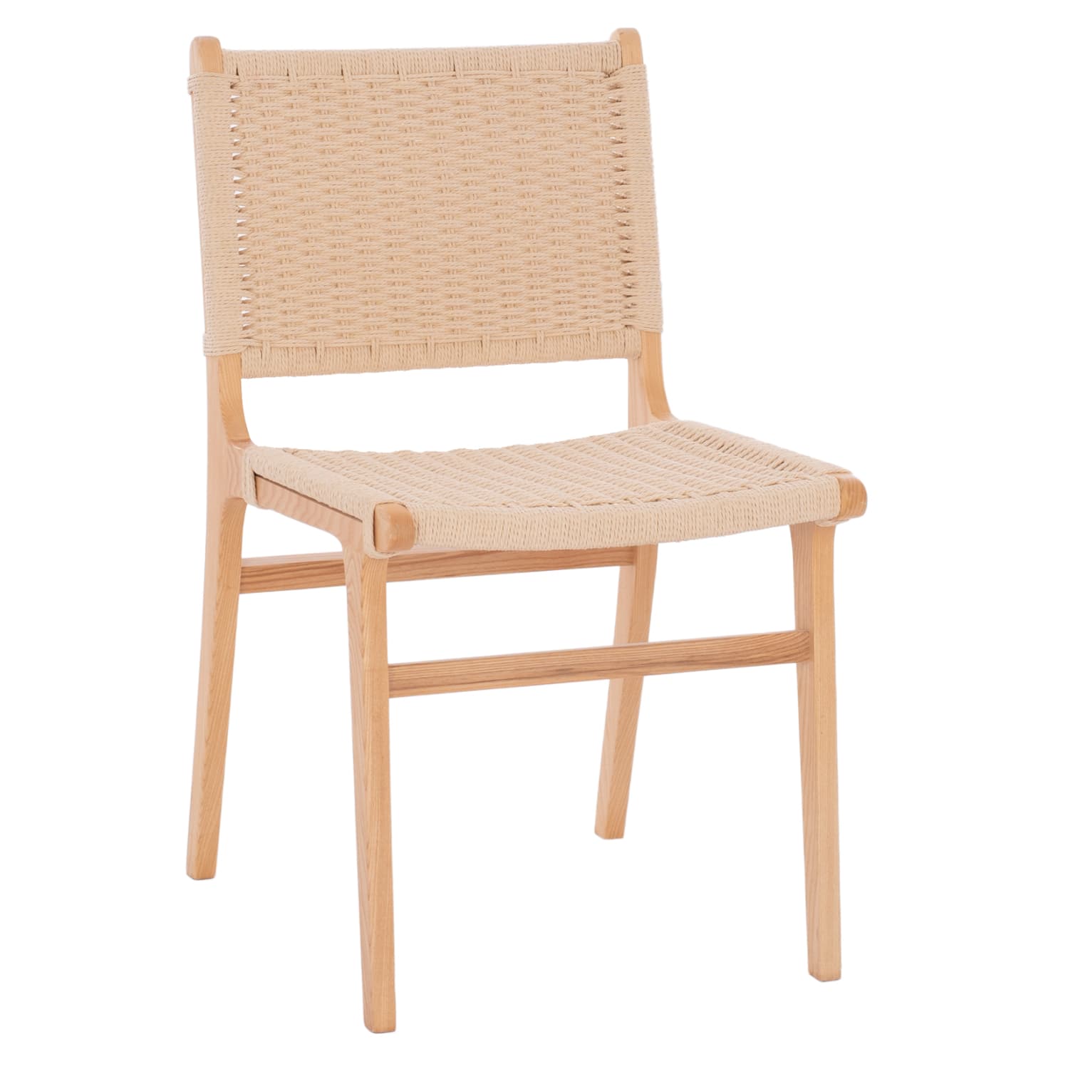 СТОЛ IGNACIO RUBBERWOOD ПЛЕТЕНА ПРИРОДНА РАТАН 50X60X87H