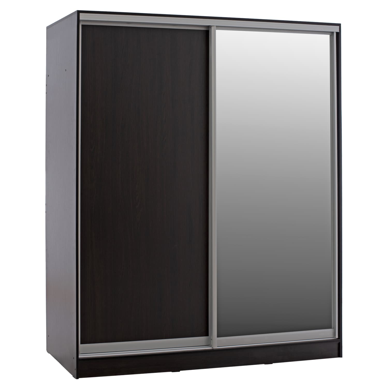ГАРДЕРОБЕР 2-КРИЛЕН ADLER ЛИЗГАЧКИ ВРАТИ ОГЛЕДАЛО ВЕНГЕ 160x60x210H