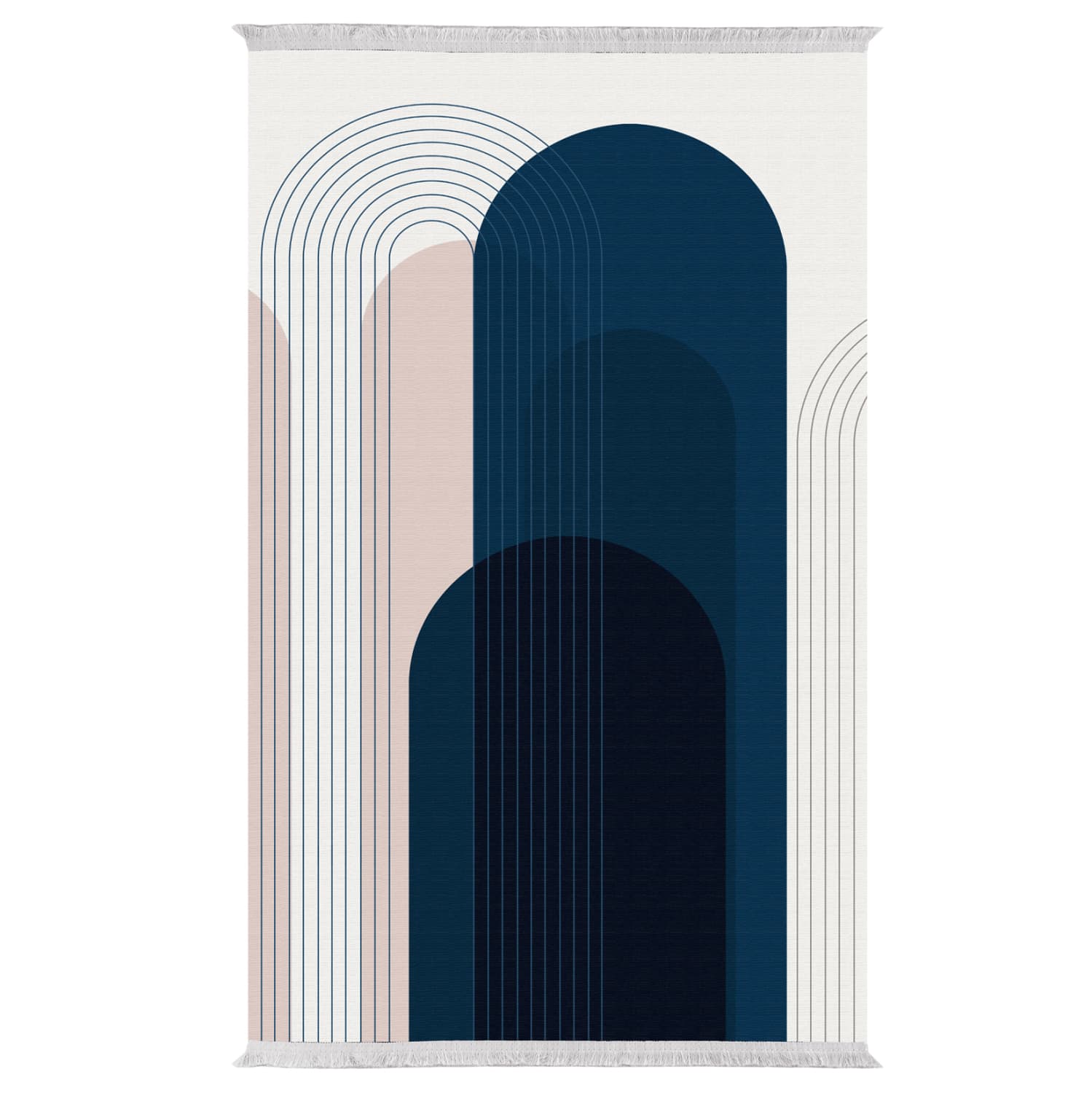 LIVING ROOM CARPET WITH FRINGES JOSIANE MULTICOLOR 180X280