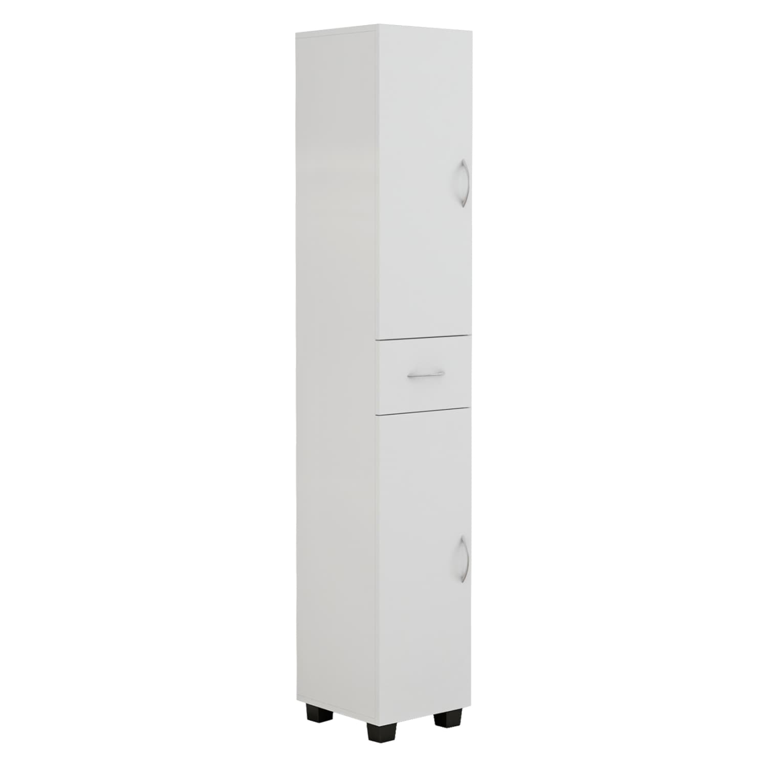 CABINET ADEMIA MULTI-PURPOSE COLUMN MELAMINE WHITE 30x33x175,5Hcm.