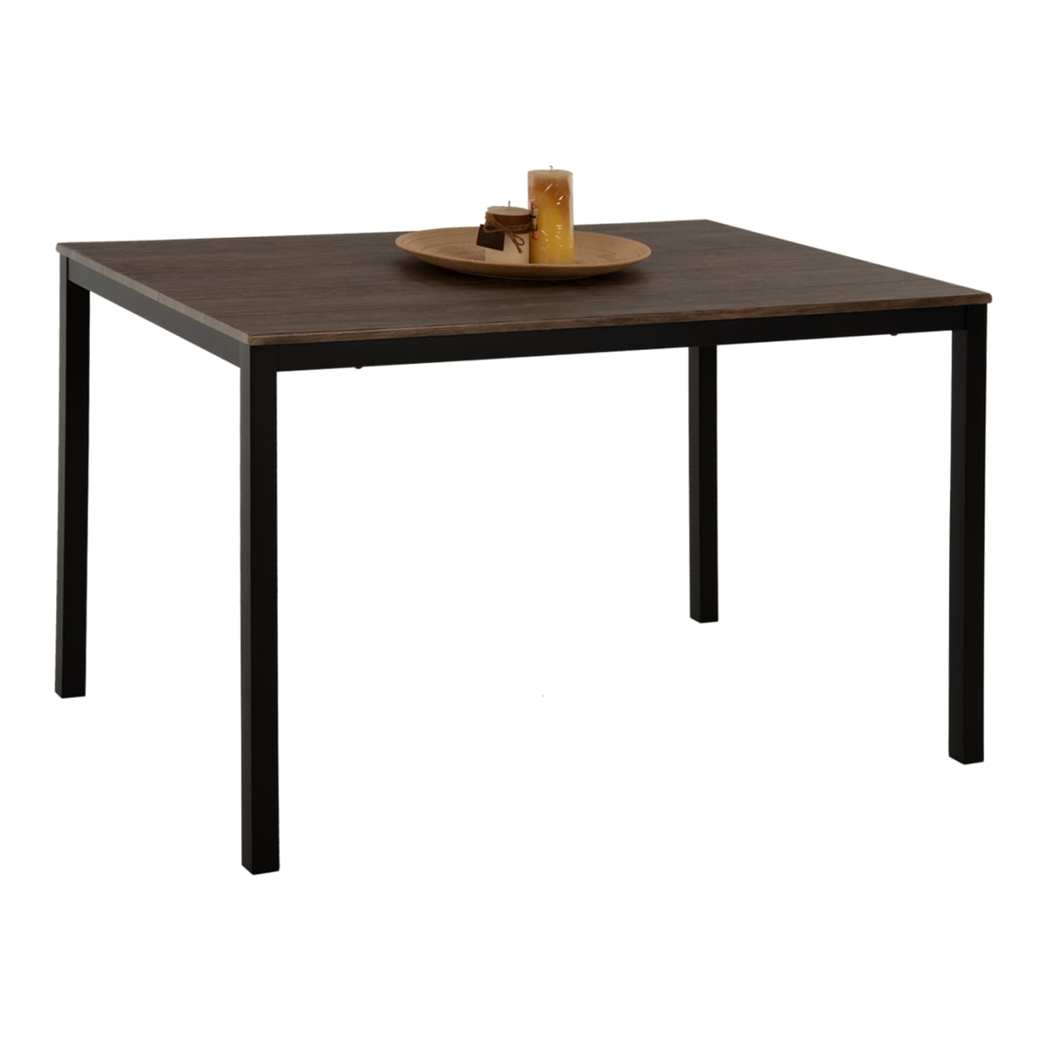 МАСА ЗА РУЧАЊЕ GOOSE ОРЕВ МДФ-ЦРНИ МЕТАЛНИ НОЗЕ 120X80Χ75Hcm.