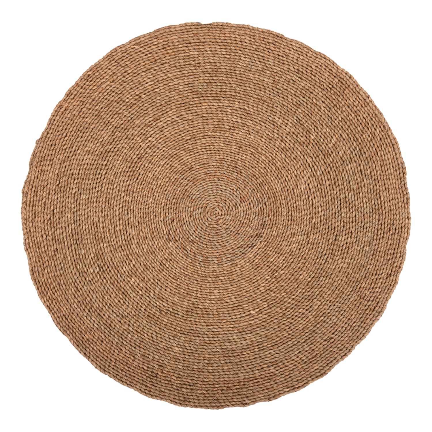 ROUND RUG CRATER MENDONG GRASS IN NATURAL COLOR Φ150cm.
