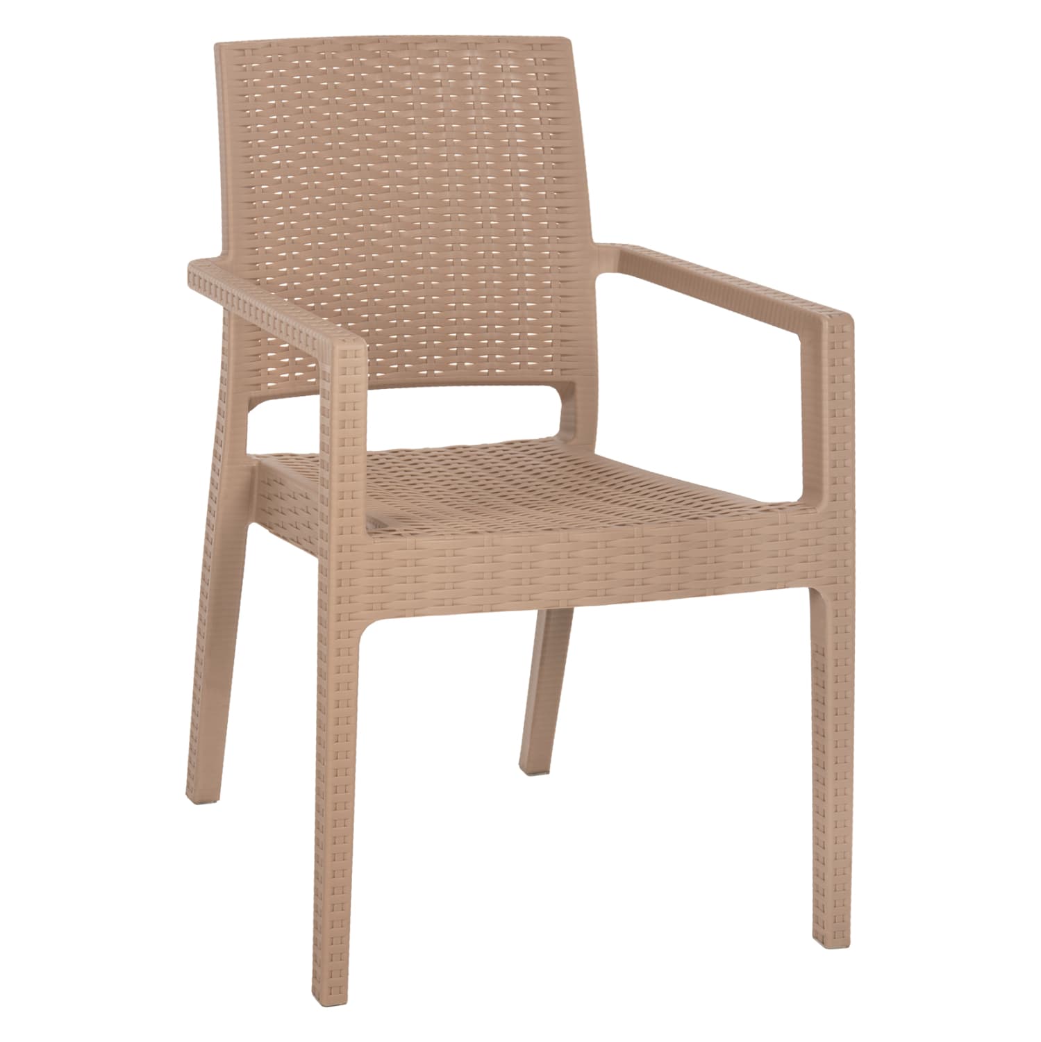 ПОЛИПРОПИЛЕНСКИ СТОЛ СО РАЧКИ HEAVY-DUTY KAGANU БОЈА КАПУЧИНО 58x55x88Hcm.