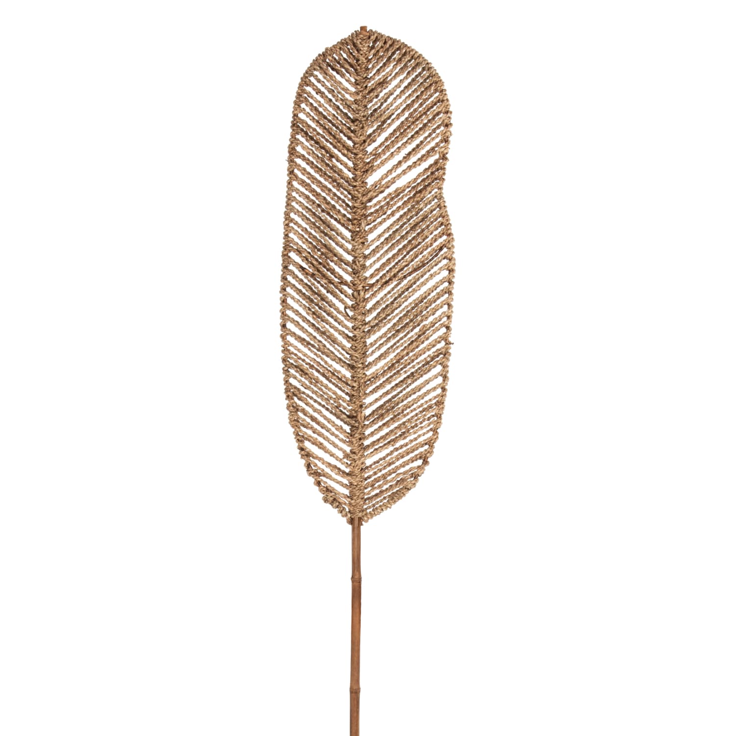 DECORATIVE LEAF MADE OF BAMBOO AND SEAGRASS NATURAL 78Χ30x200Hcm.