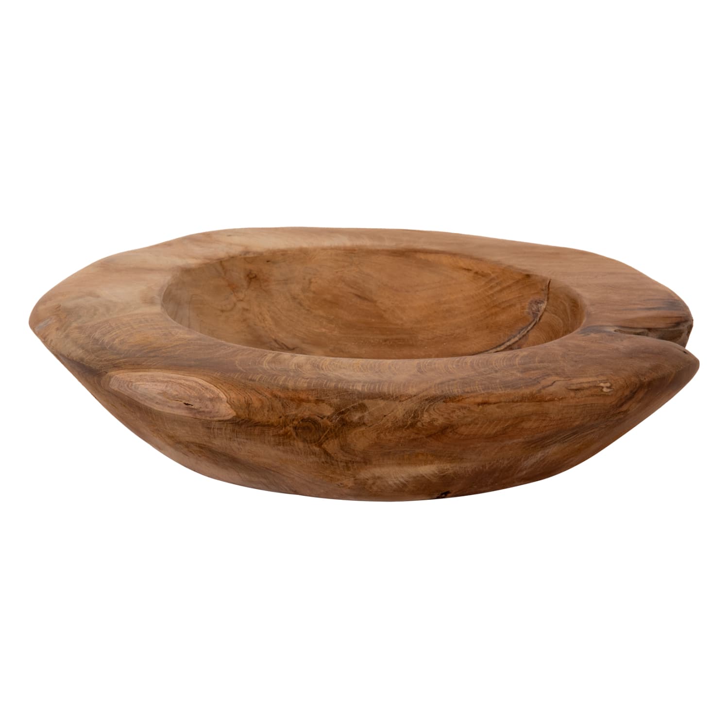 TABLE DECOR BOWL YOKI TEAK WOOD Φ29x6Hcm.
