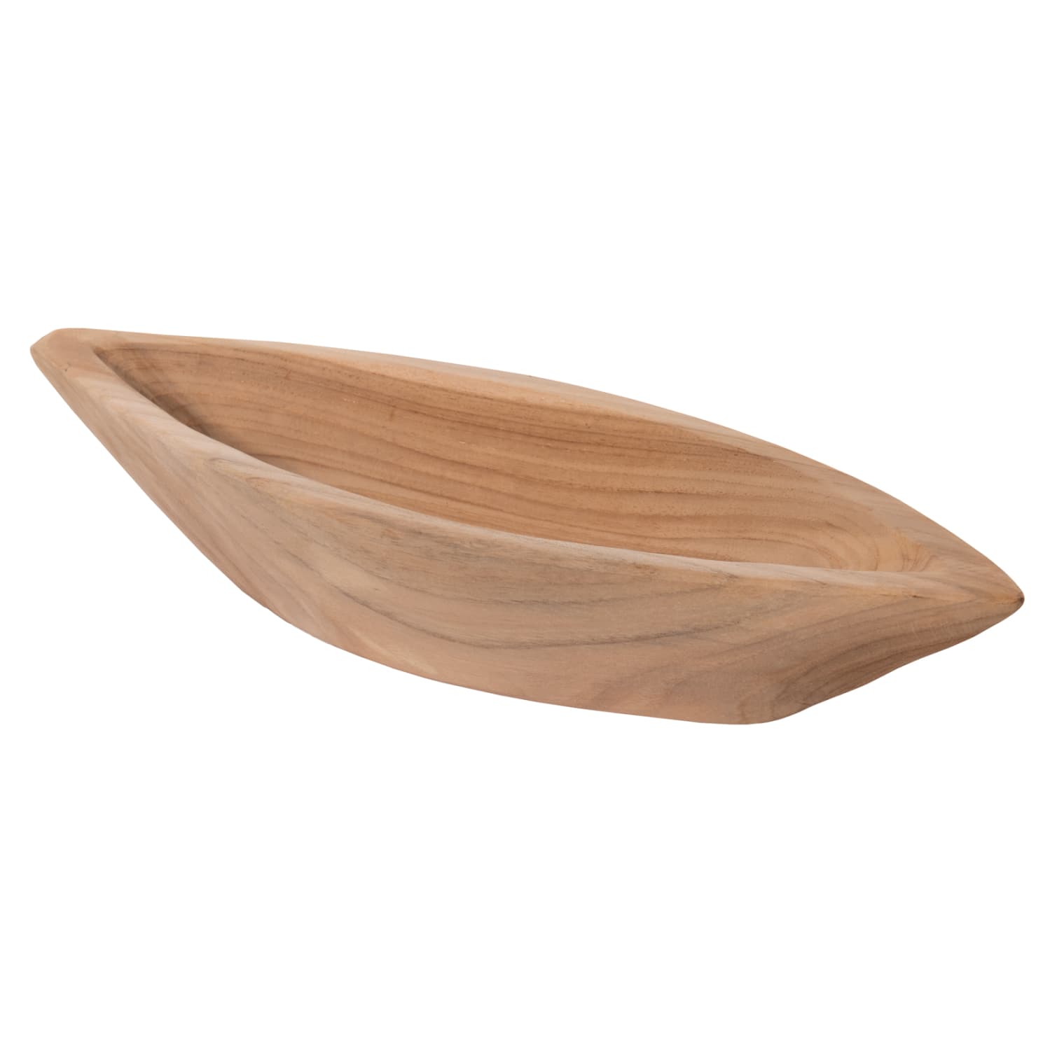 TABLE DECOR BOWL MADE OF TEAK WOOD 40x6x13Hcm.