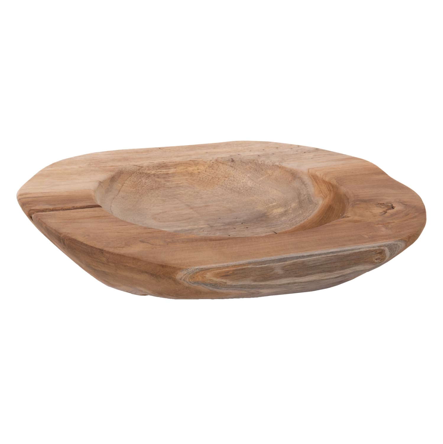 TABLE DECOR BOWL YOKI TEAK WOOD Φ39x6.5Hcm.