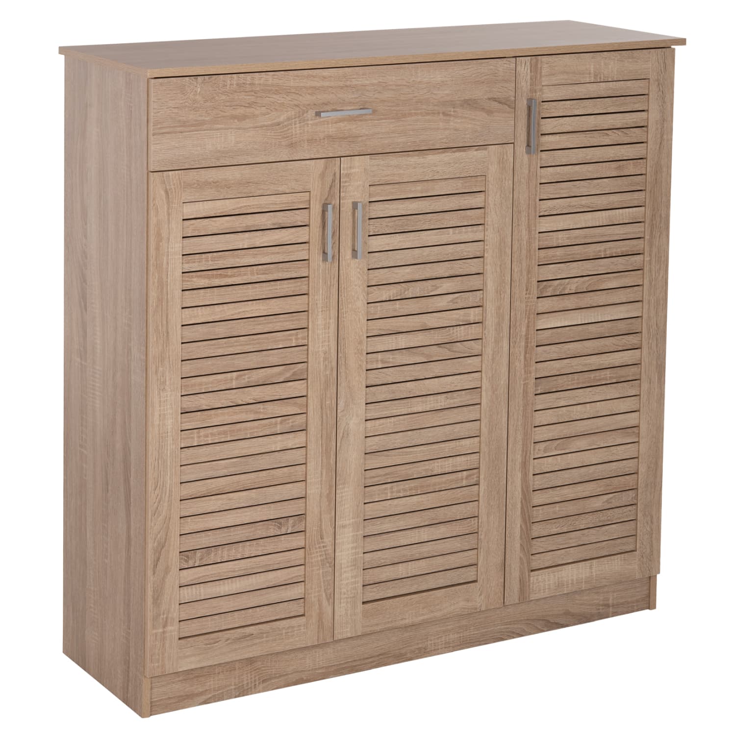 SHOE CABINET PROBY MELAMINE IN SONOMA 120x37,5x121,5Hcm.