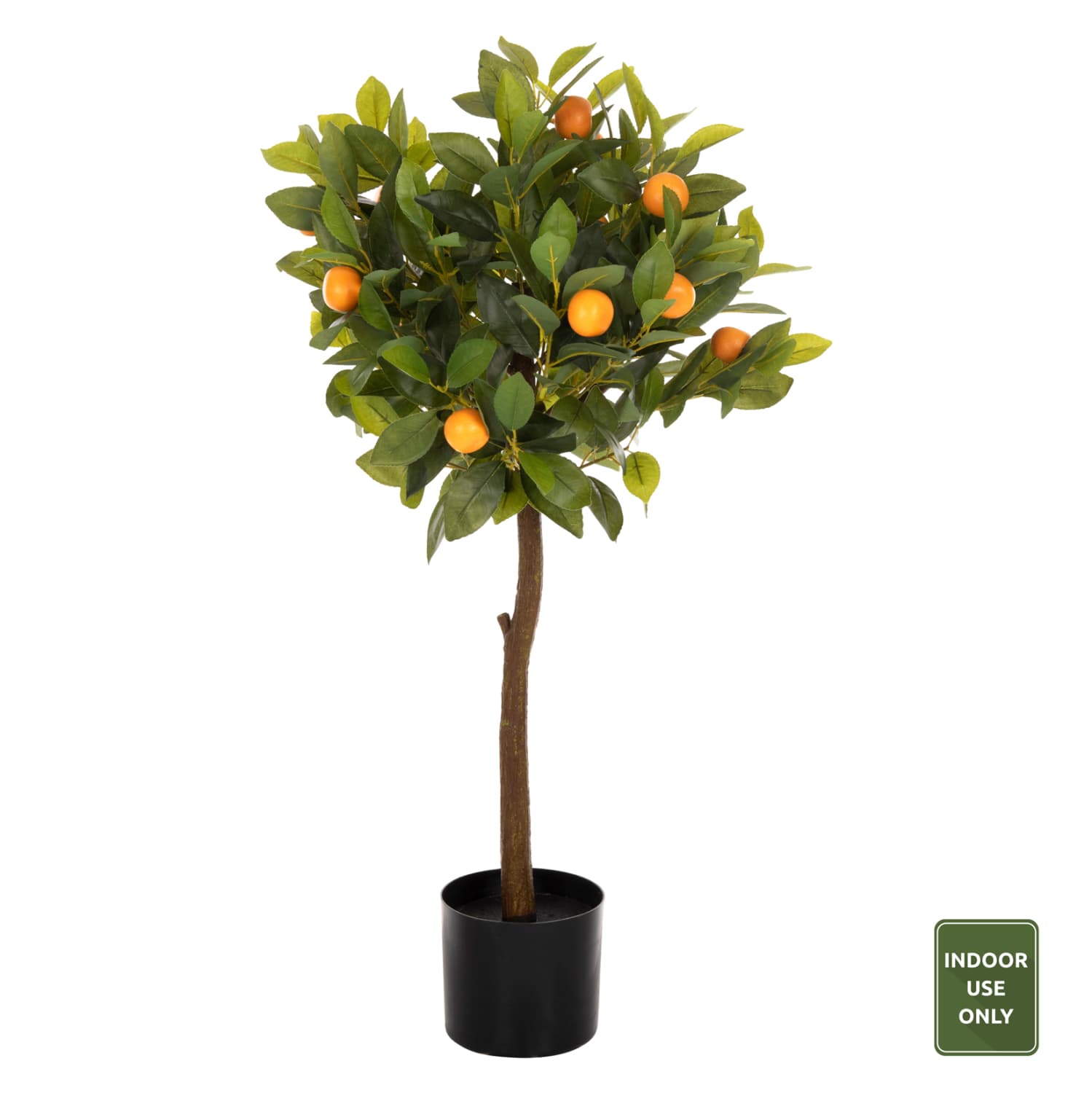DECORATIVE SYNTHETIC PLANT IN POT ORANGE TREE Φ15x12.5-90Hcm.