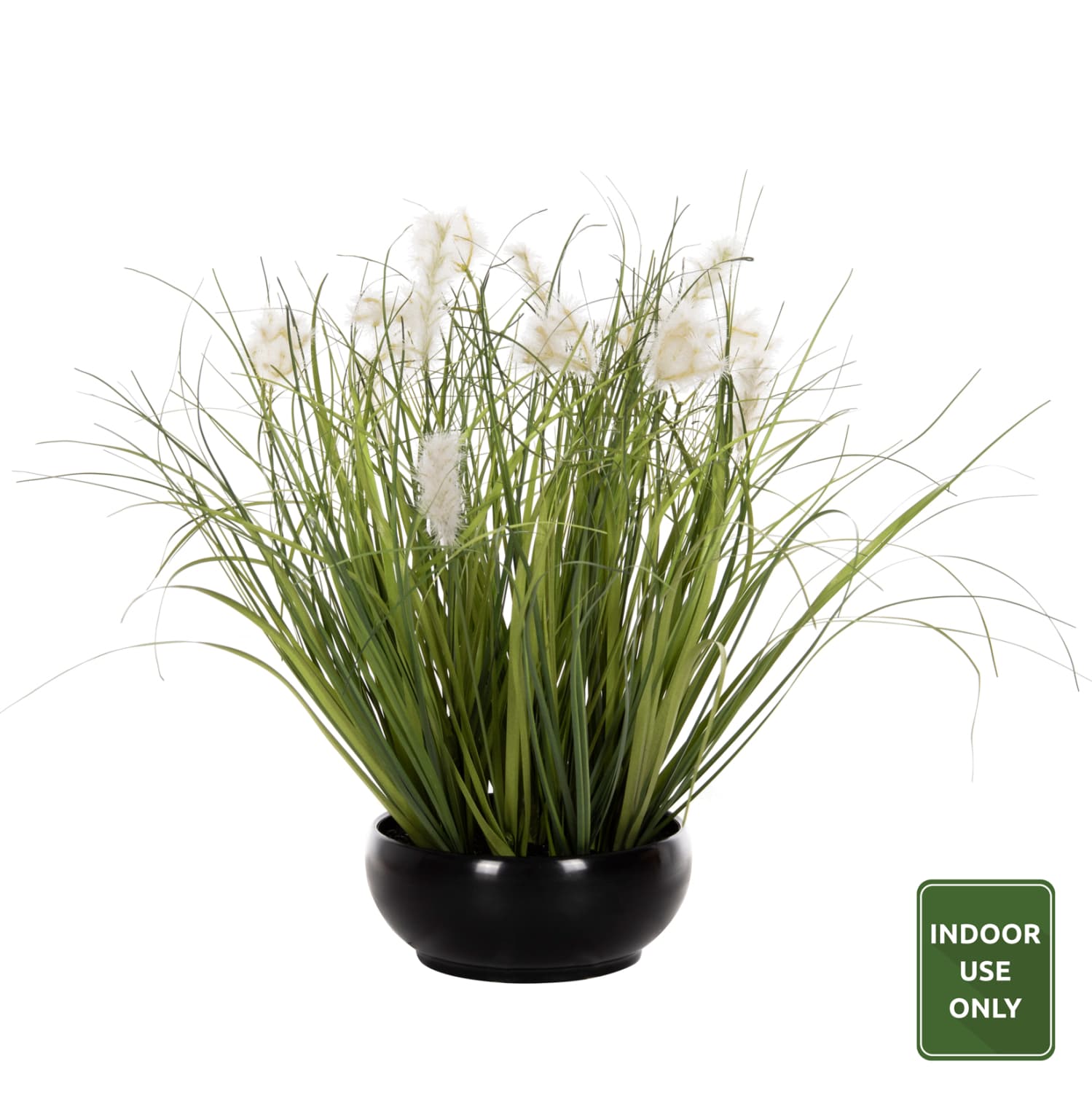 DECORATIVE SYNTHETIC PLANT IN POT GRASS 37H cm.