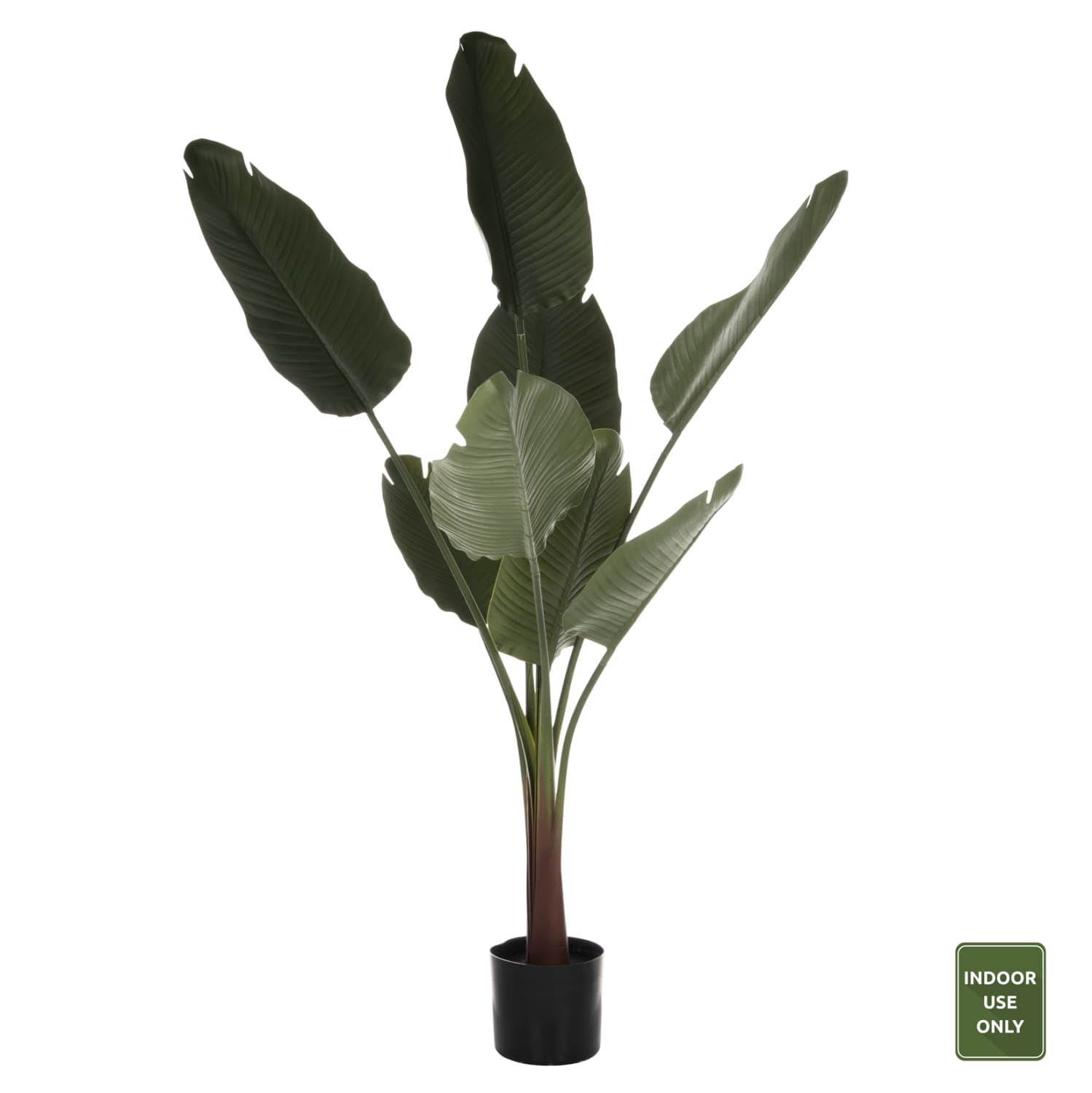 DECORATIVE SYNTHETIC PLANT IN POT STRELITZIACEAE Φ17x14,5-150Hcm.