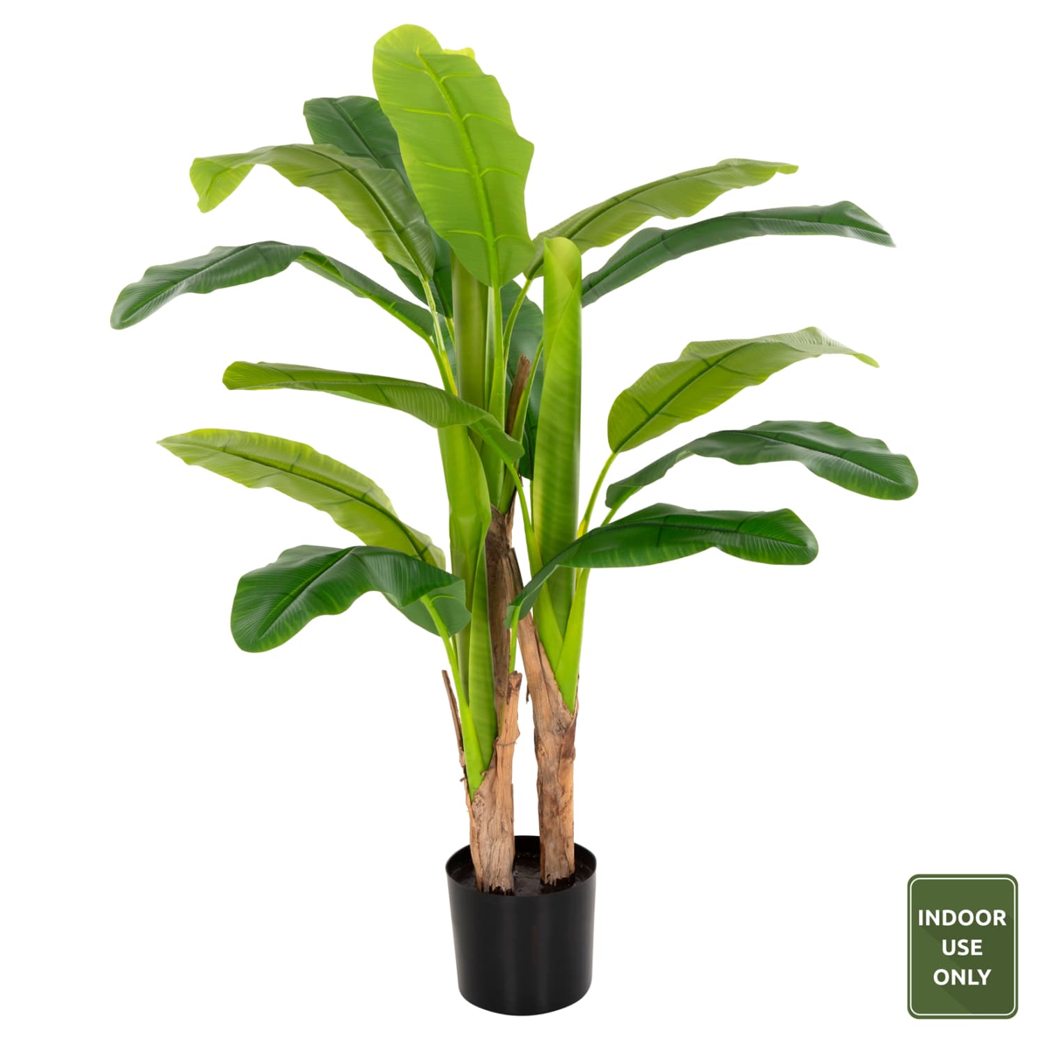 DECORATIVE SYNTHETIC PLANT BANΑΝΑ TREE IN POT 123H cm.