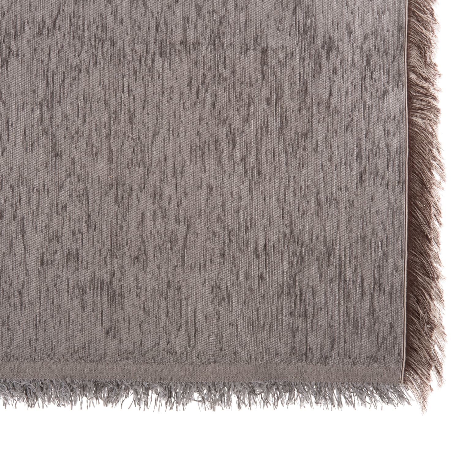 SOFA COVER-THROW WITH FRINGES DREAMTOPIA IN GREY COLOR 178X178cm.