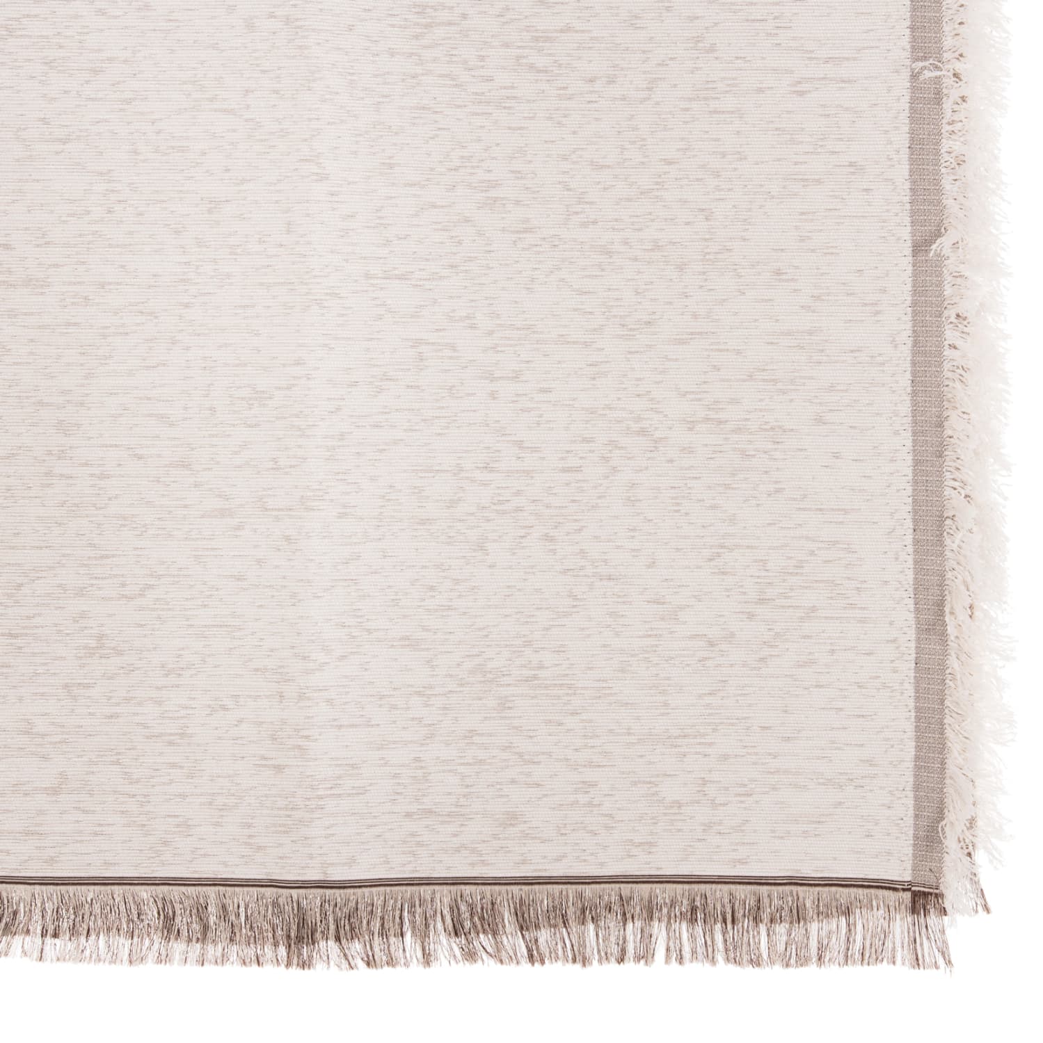 SOFA COVER-THROW WITH FRINGES DREAMTOPIA IN ECRU COLOR 295X170cm.