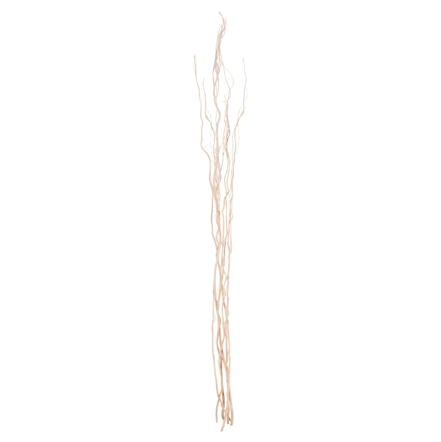 DECORATIVE BOUQUET 5PCS DRIED WILLOW BRANCHES CREAM 170Hcm.